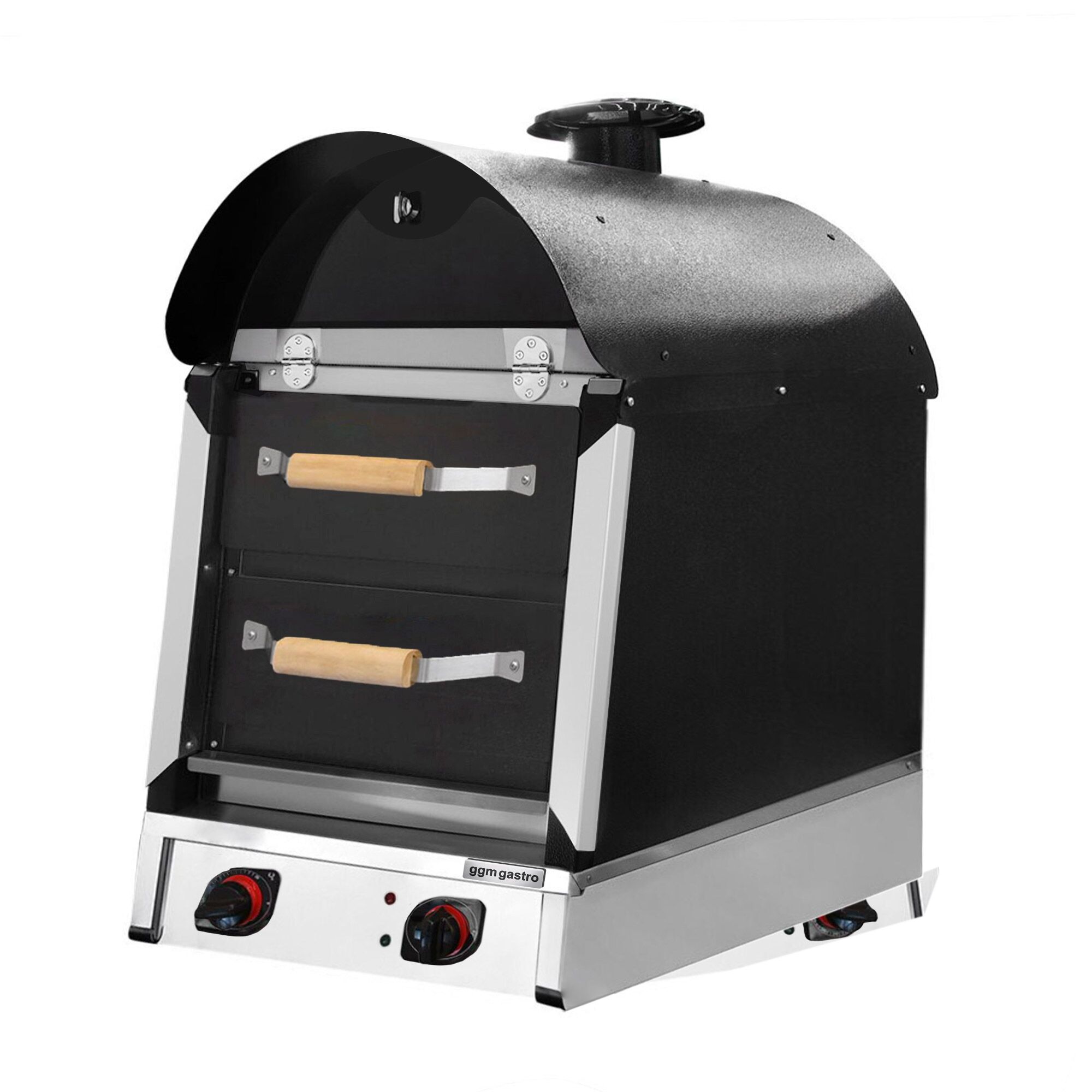 Commercial Electric Jacket Potato Oven - Manual Controls - 3kW - 230V - 530x1010x740mm - with 2 drawers
