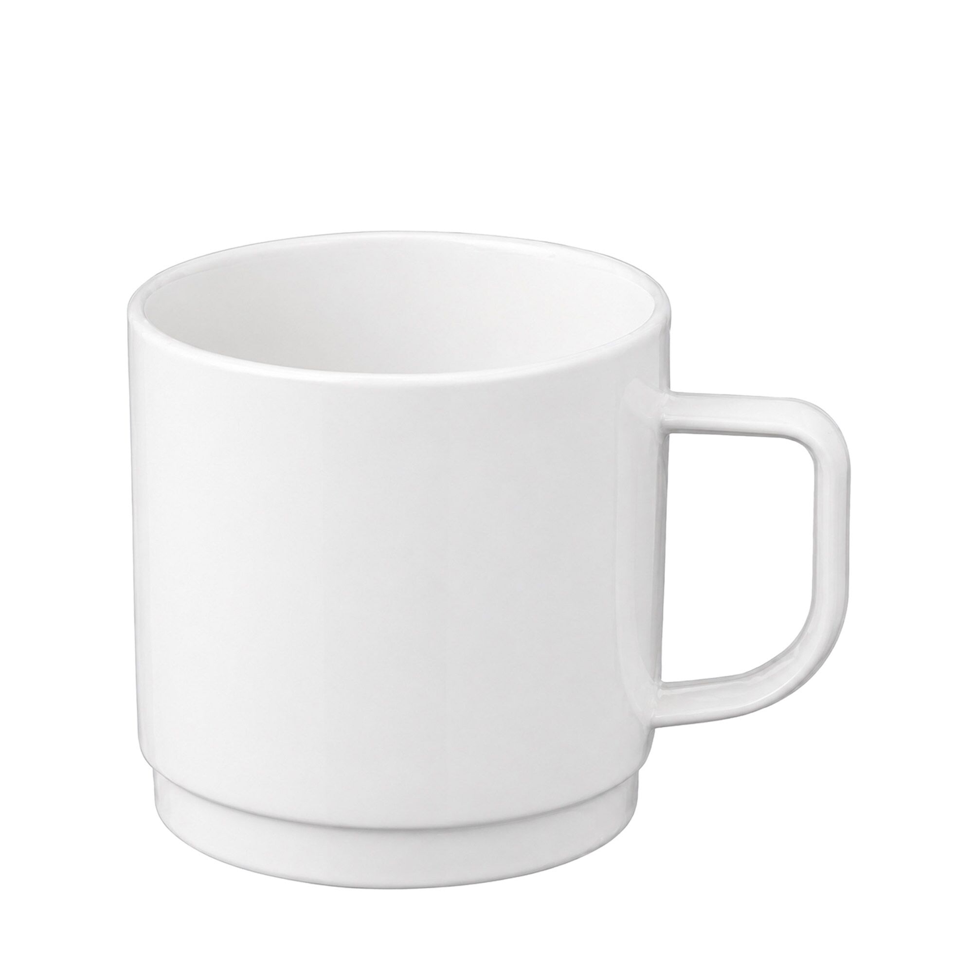 (50 pièces) Tasse en Polycarbonate - Blanche - 200 ml - Incassable