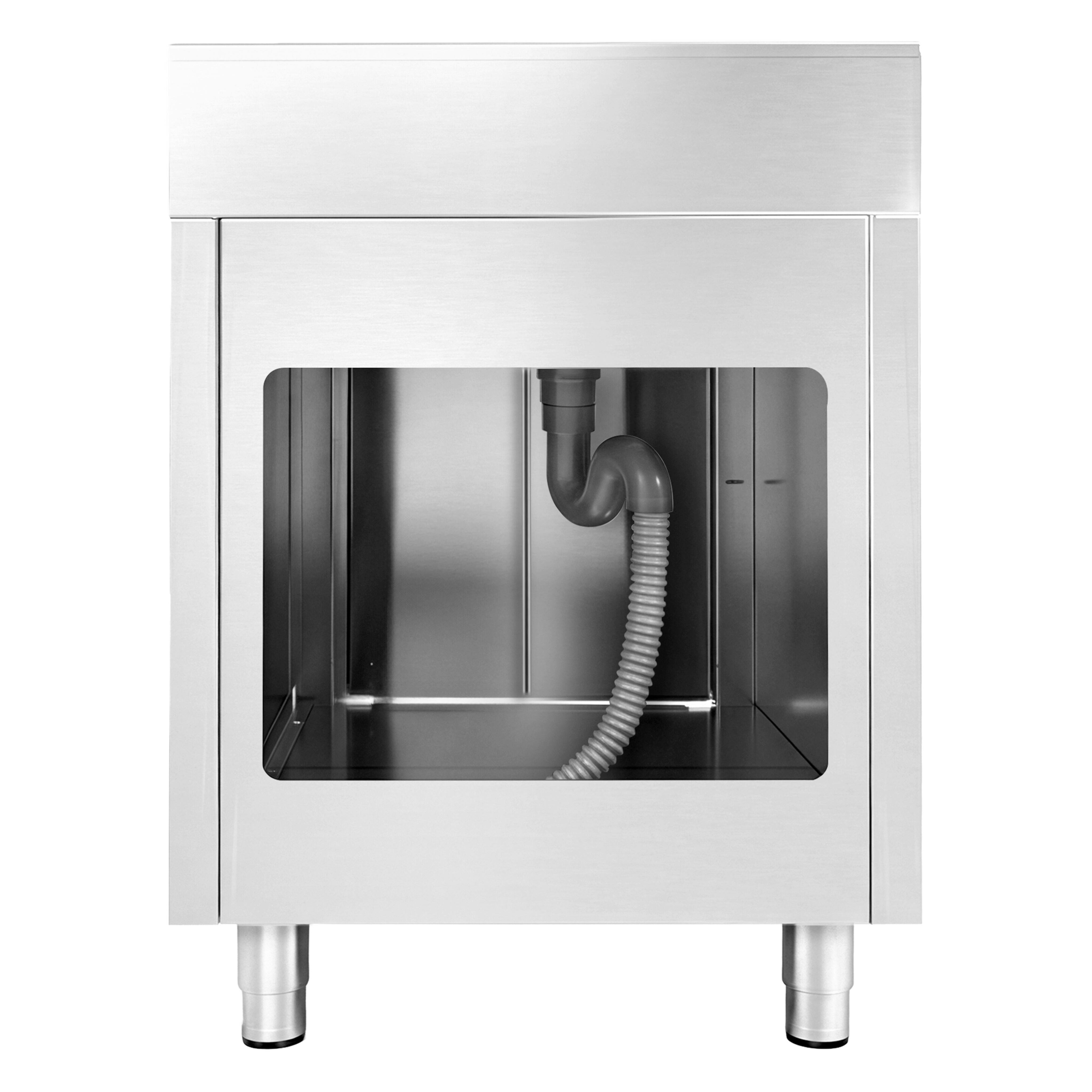Meuble plonge PREMIUM - 800x600mm - avec 1 bac central