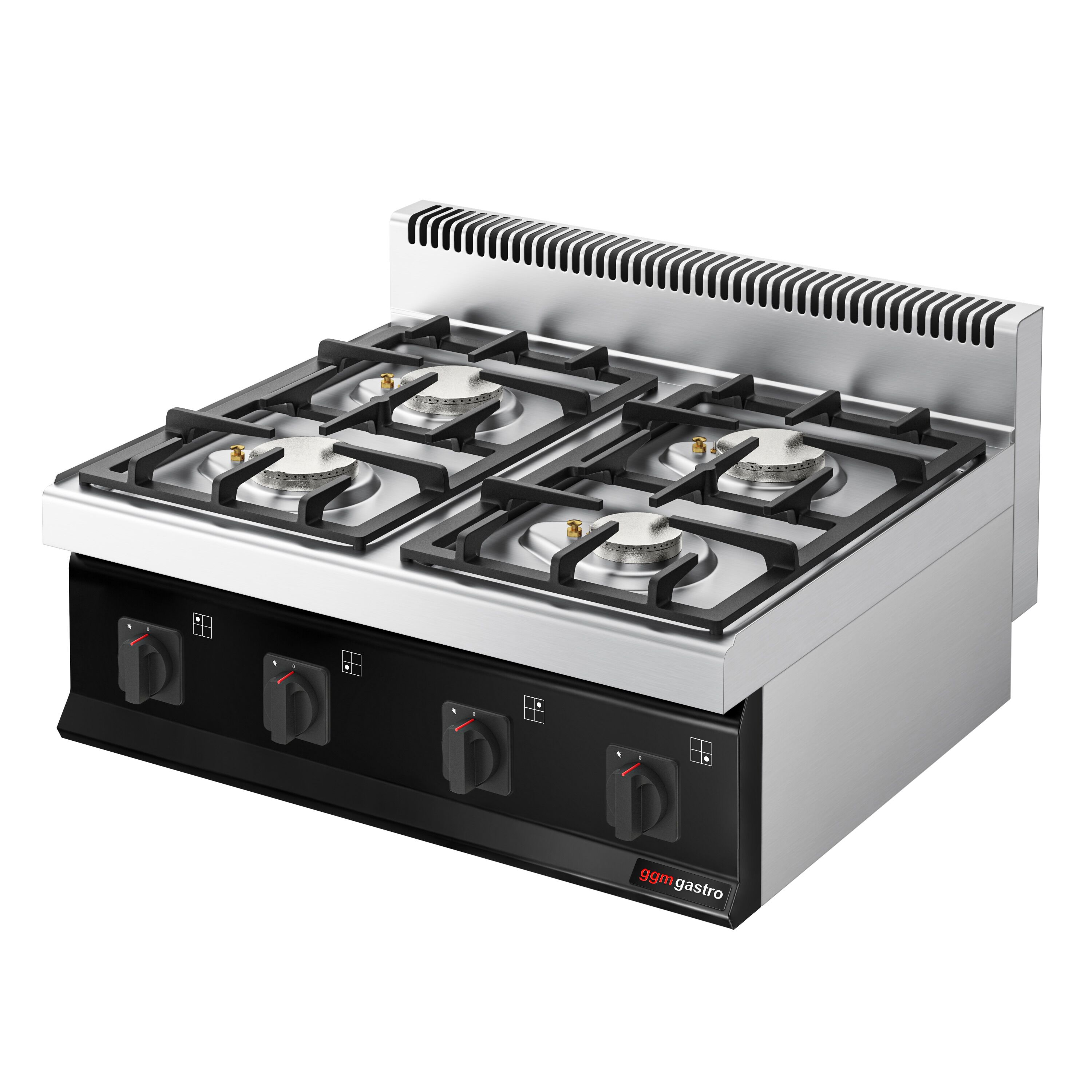 Fourneau à gaz – 23 kW – 4 brûleurs