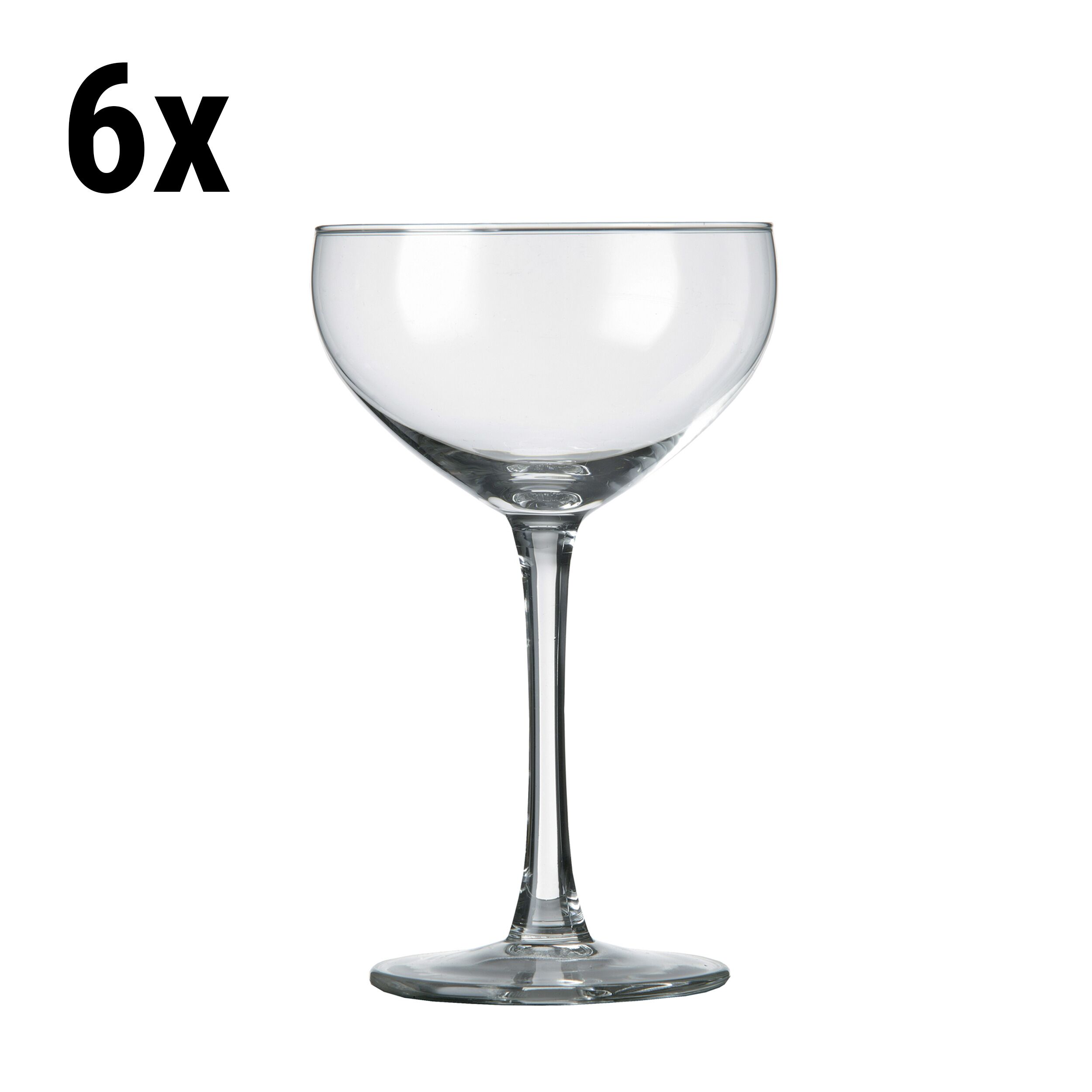 (6 st) Skål - SPECIALS - glas - 240 ml - 93x93x150 mm
