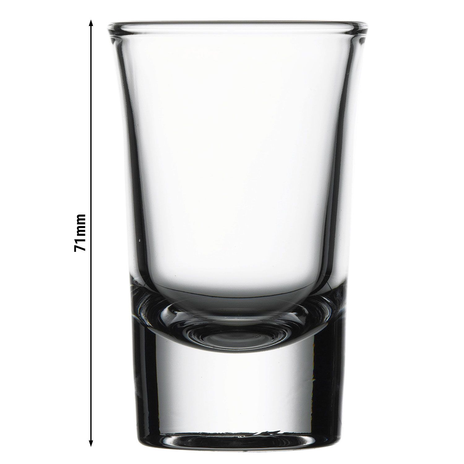 (12 pcs) Shot glass - SPECIALS - 40 ml - calibrated at 20 ml