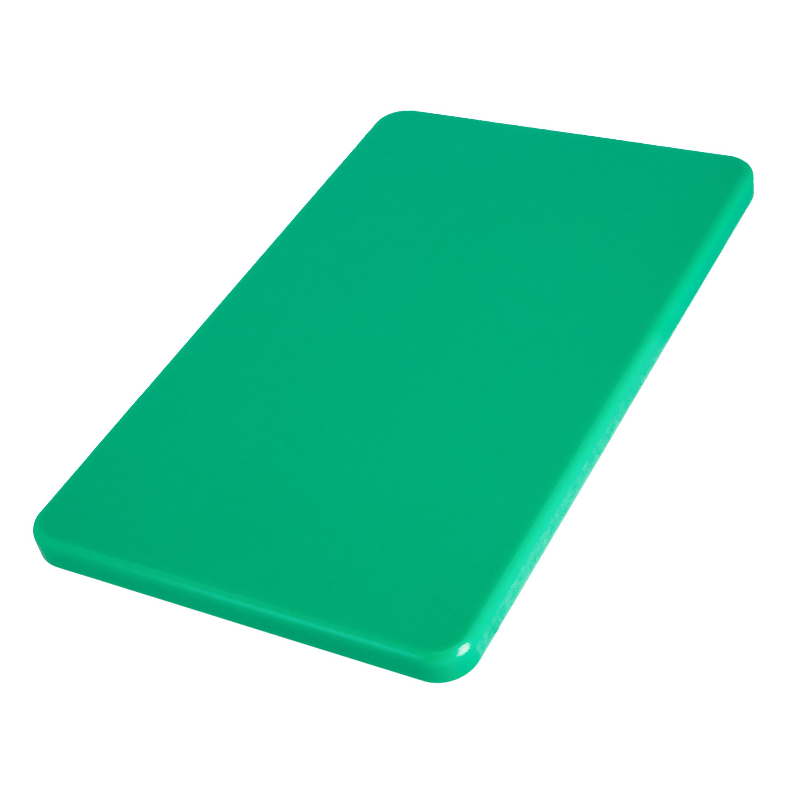 Planche à découper - 300x500mm - Épaisseur: 20mm - Conforme HACCP - PEHD 500 - Vert