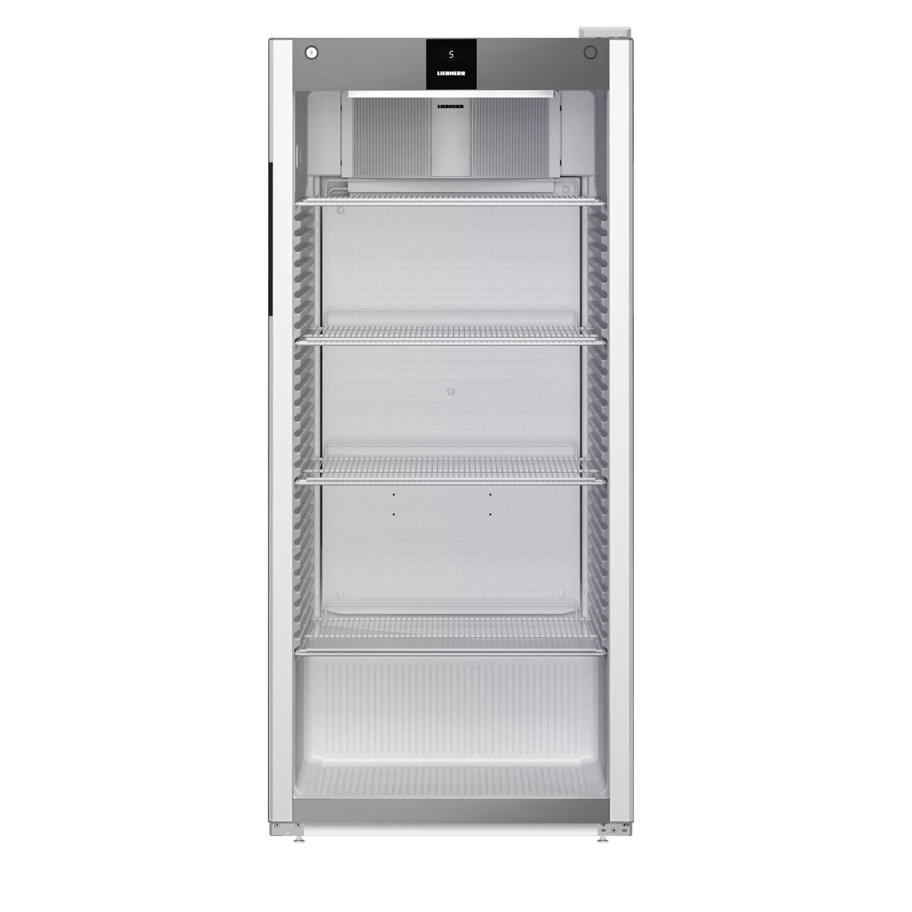 LIEBHERR | Kühlschrank PERFORMANCE - 569 Liter - Innen Kunststoff - mit 1 Glastür - Grau