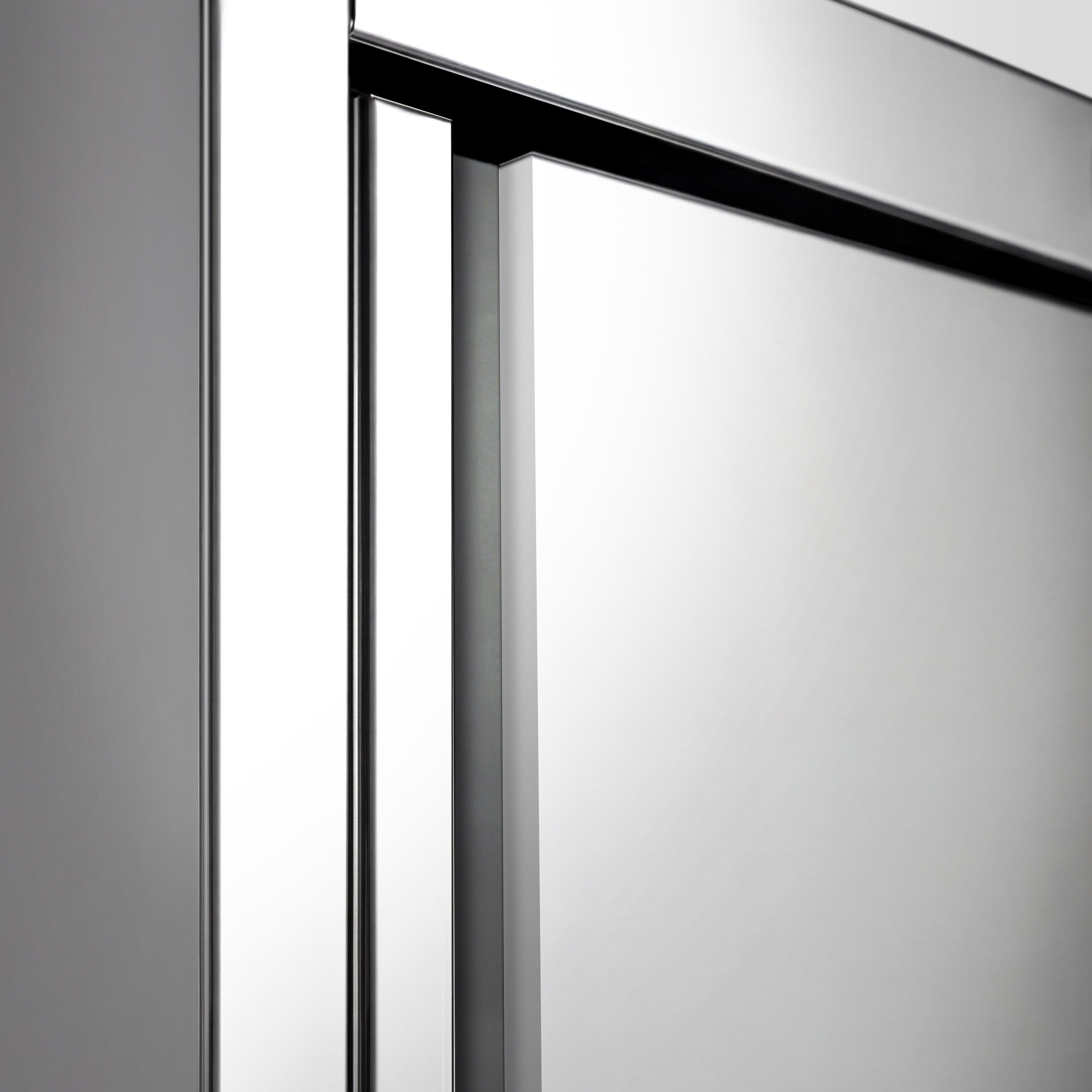 Armoire murale en acier inoxydable - 700x700mm - avec portes battantes - 1000mm de haut