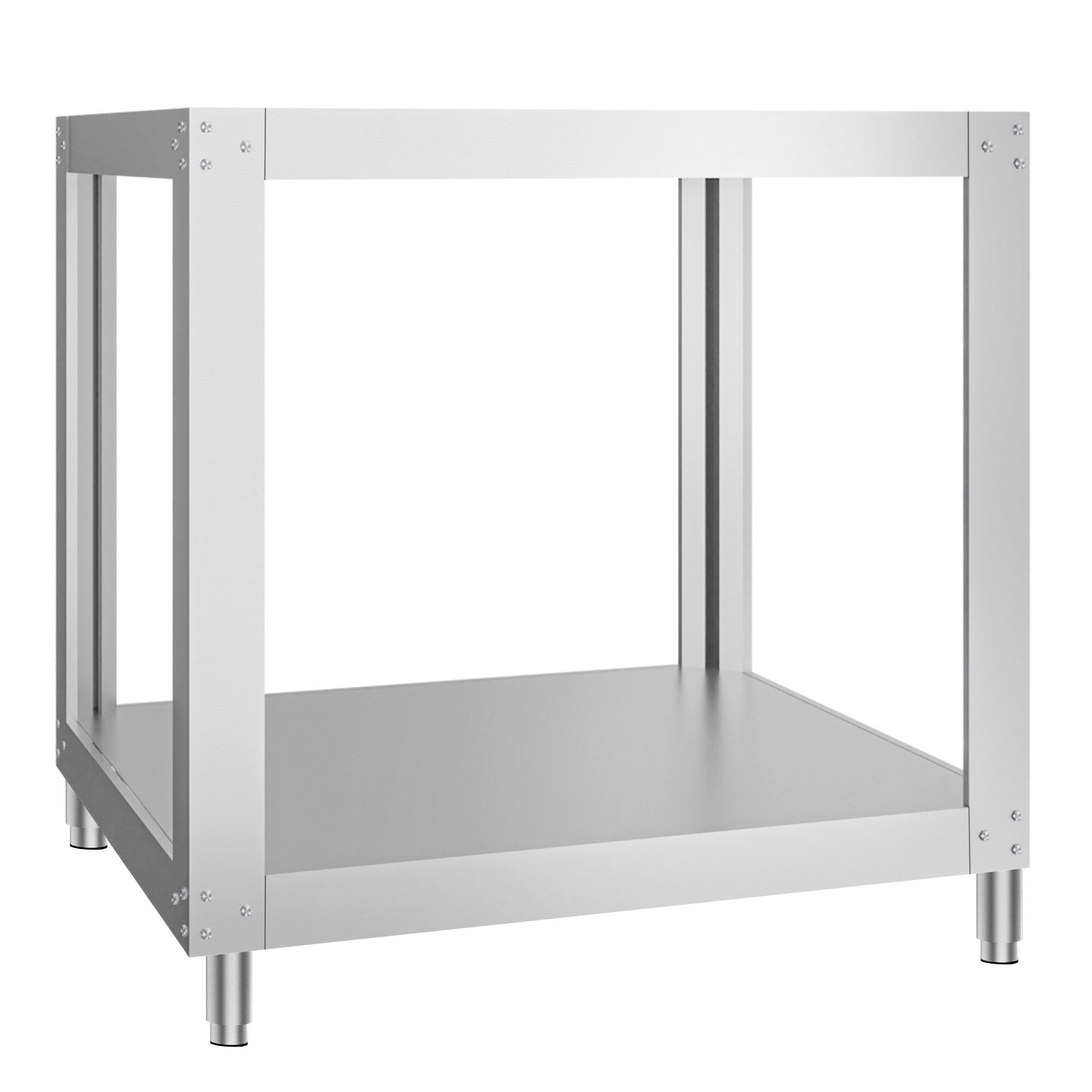 Support pour four à pizza - 1130x890x1050mm - Inox - compatible avec GEP4