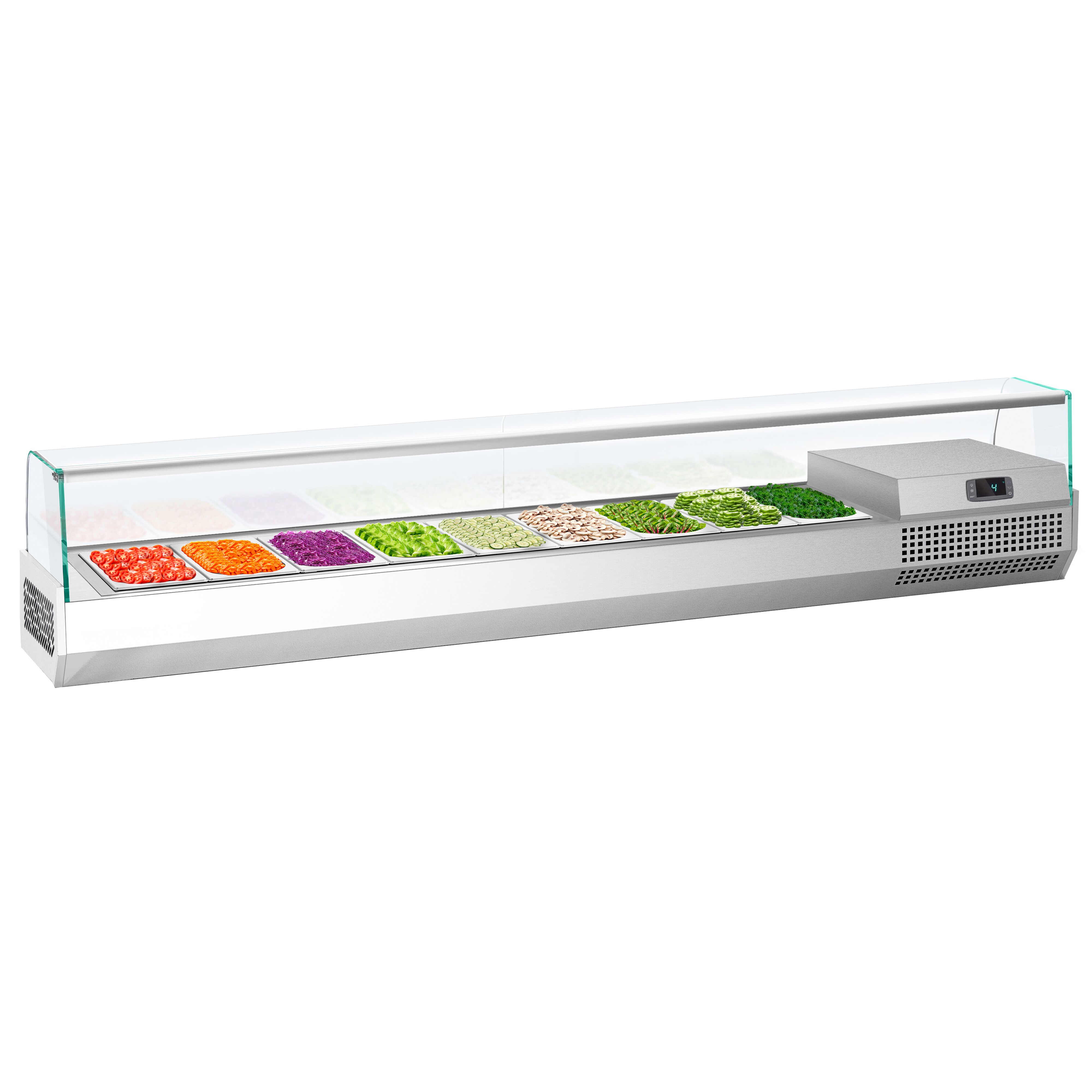 Vitrine Réfrigérée à Ingrédients PREMIUM PLUS - 1976x353mm - 9x GN 1/4