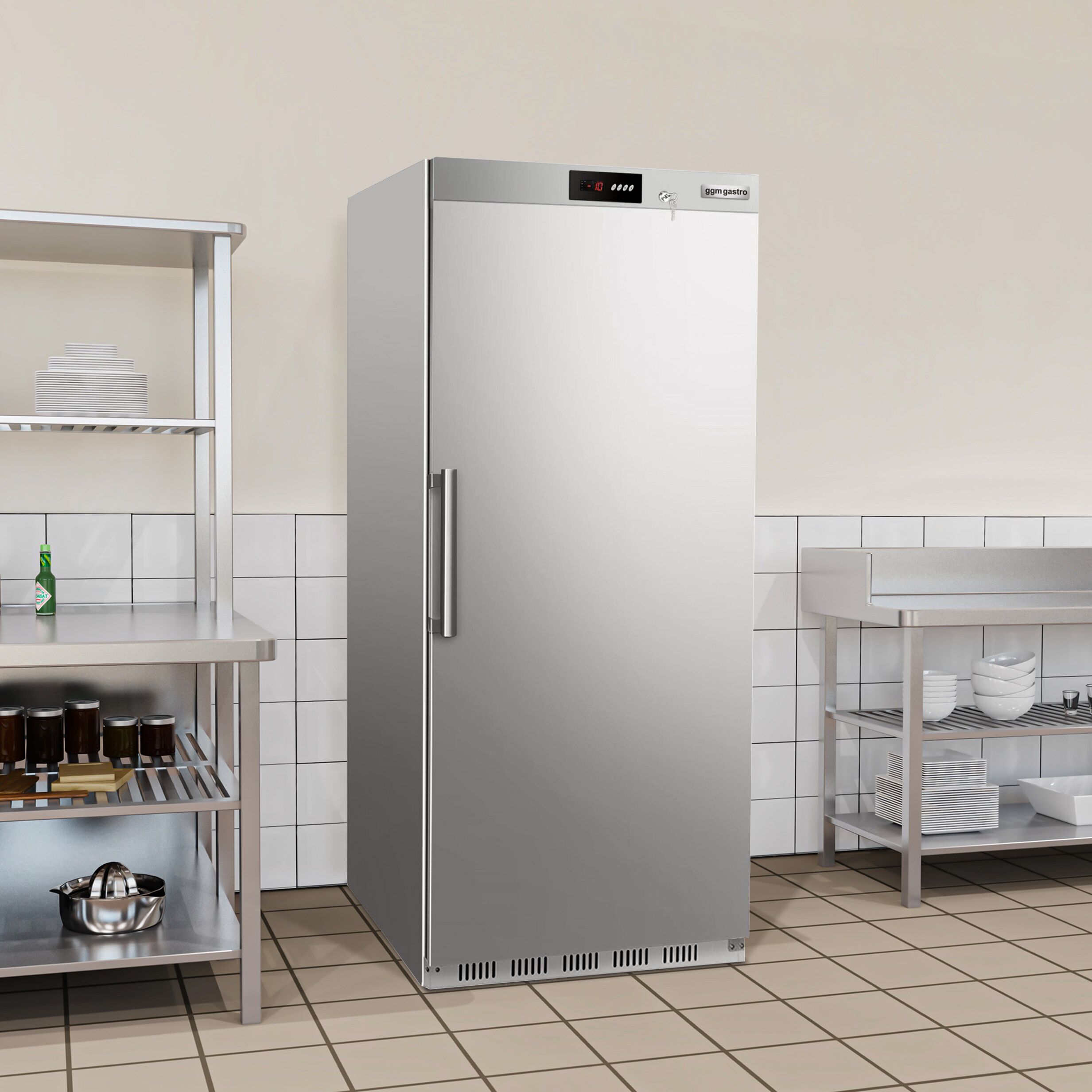 Lagertiefkühlschrank PREMIUM - 600 Liter - mit 1 Tür