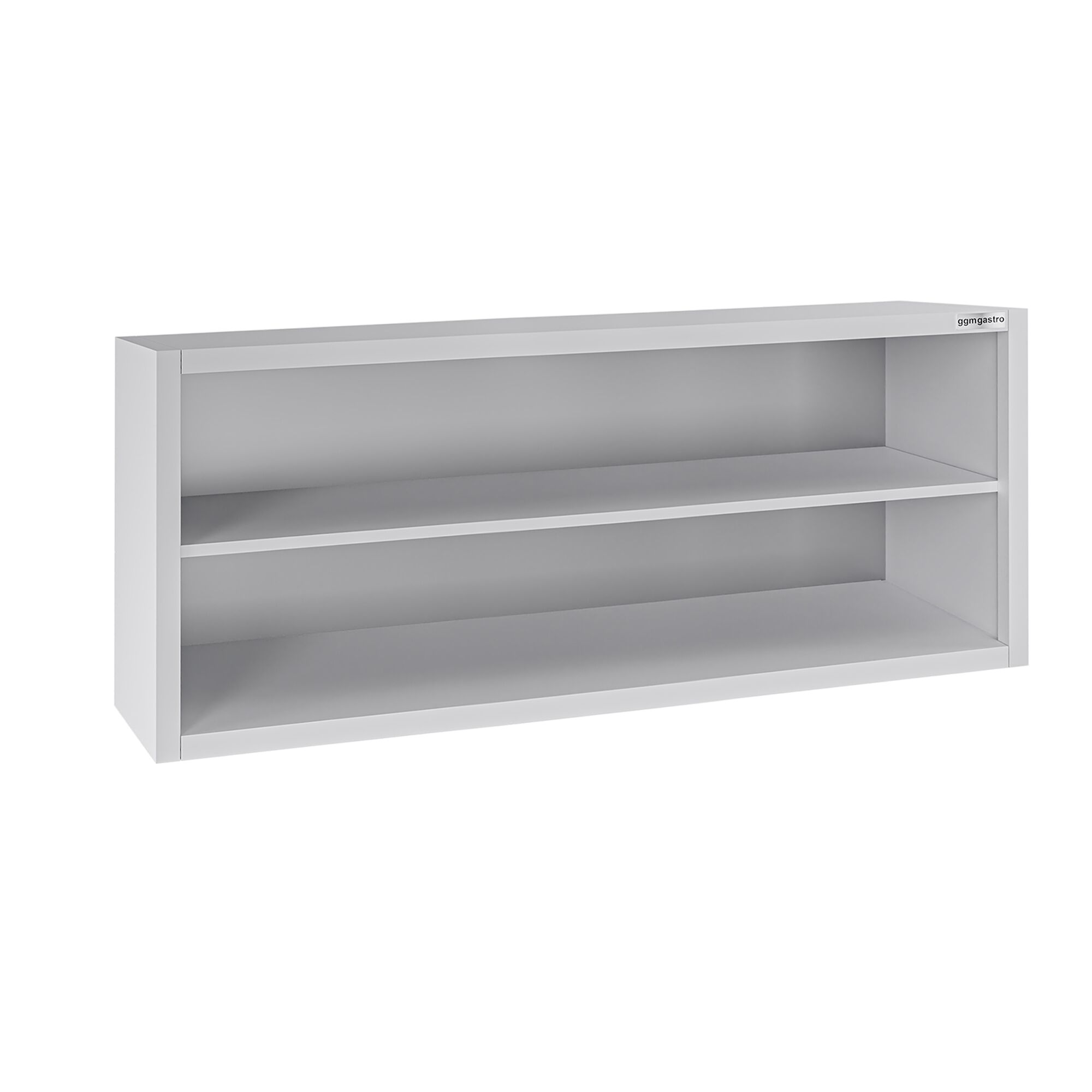 Armoire murale en acier inoxydable ECO - 1600x400mm - sans portes (ouvert) - 650mm de haut