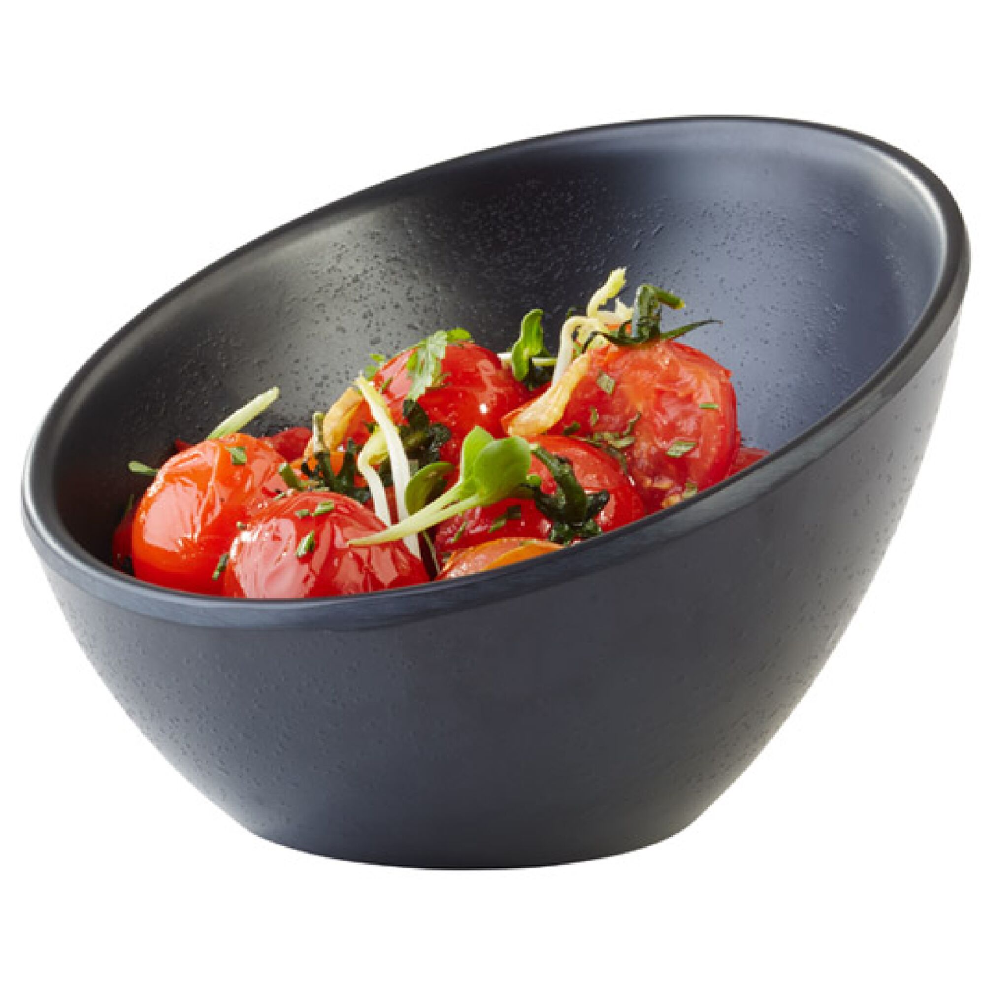 (6 pièces) Coupelles à sauce - ZEN - Melamine - 80 ml - Ø 100 mm - Noir