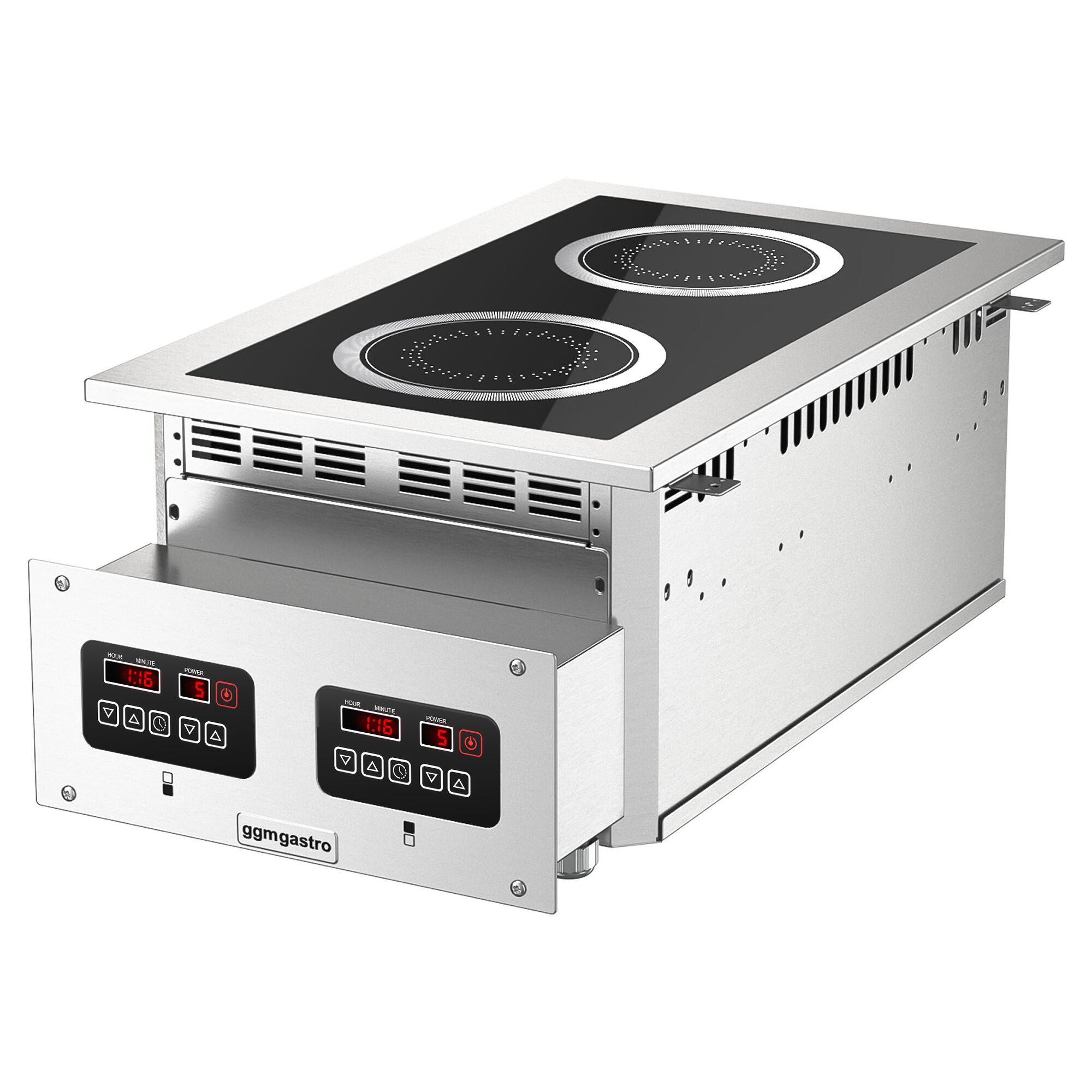 Fourneau à induction - 6kW - 2 foyers