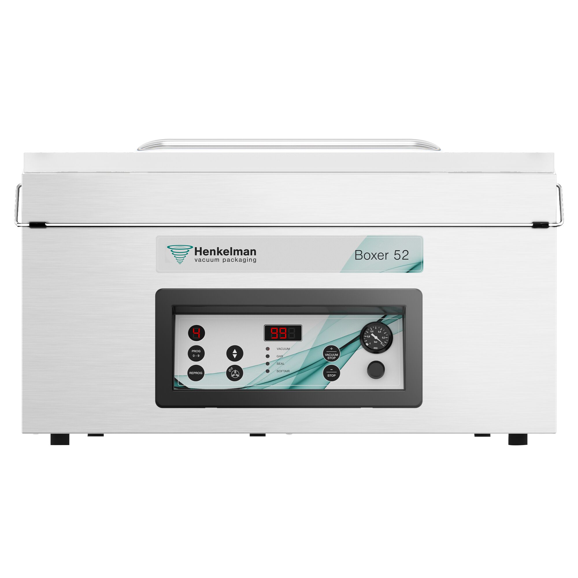 HENKELMAN | Boxer 52 – Machine sous vide à cloche – 21 m³/h – 800 watts – numérique