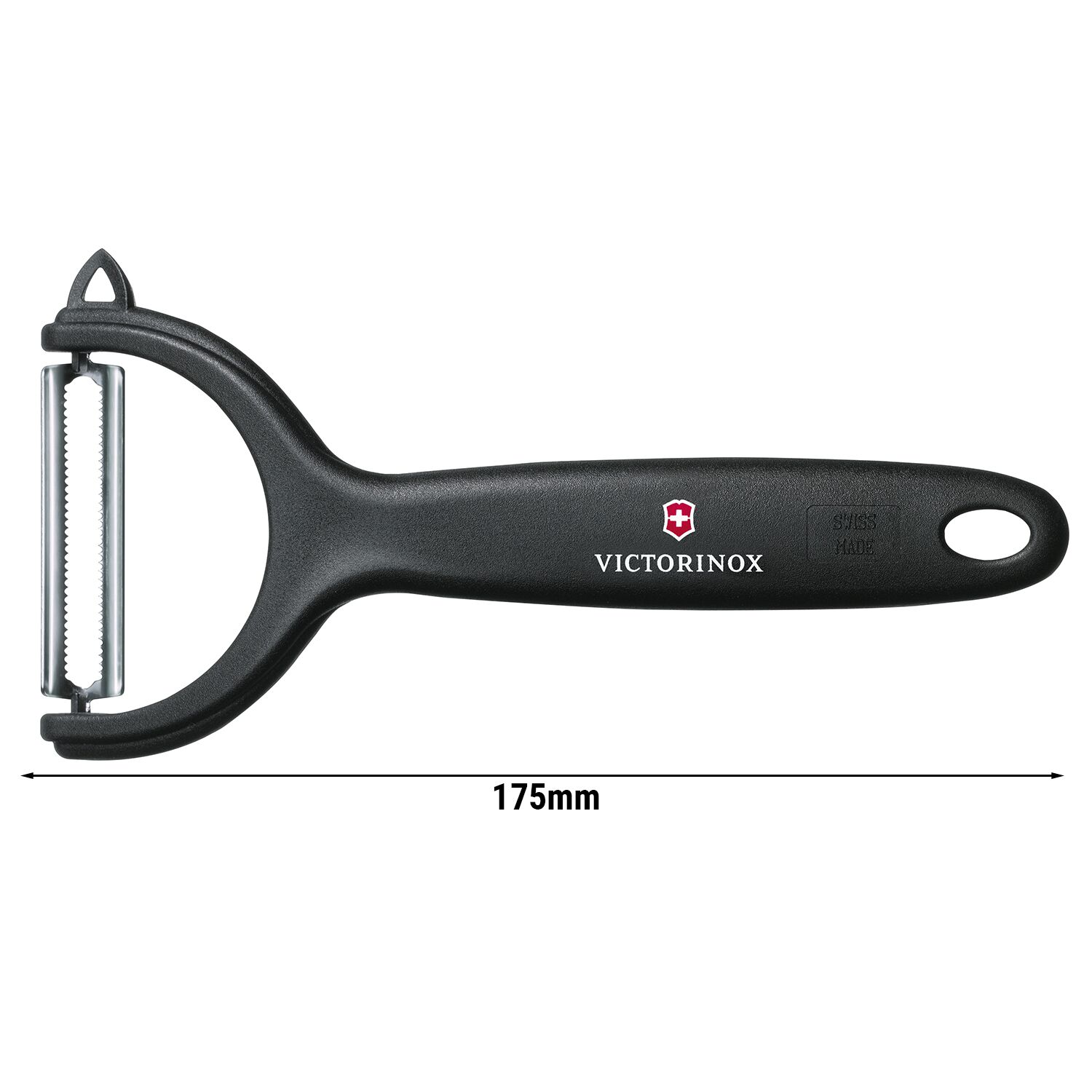 VICTORINOX | Éplucheur tomates/kiwis à lame dentelée - Noir