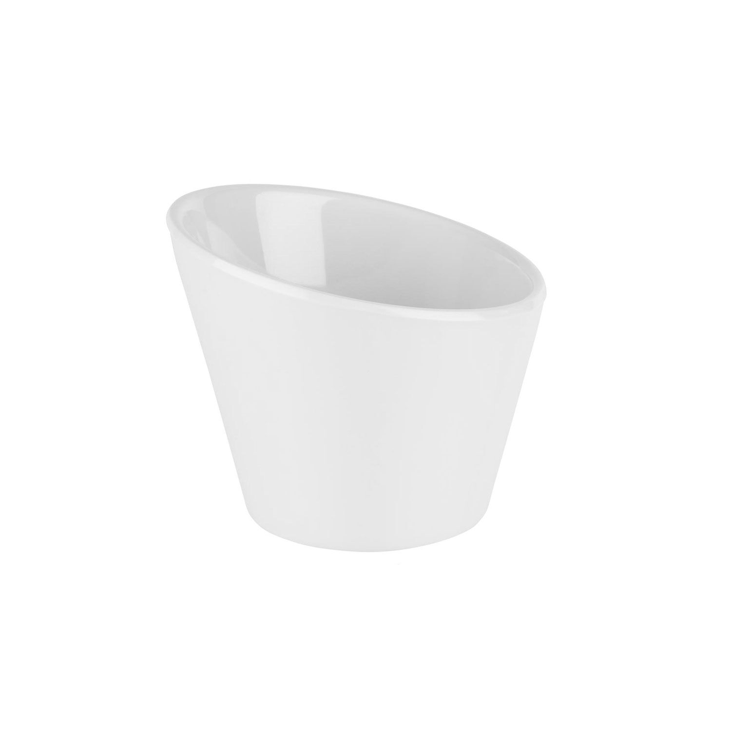 (6 pcs) Coupe - CASUAL - Mélamine - 200ml - Ø 100mm - Profondeur : 85mm - Blanc