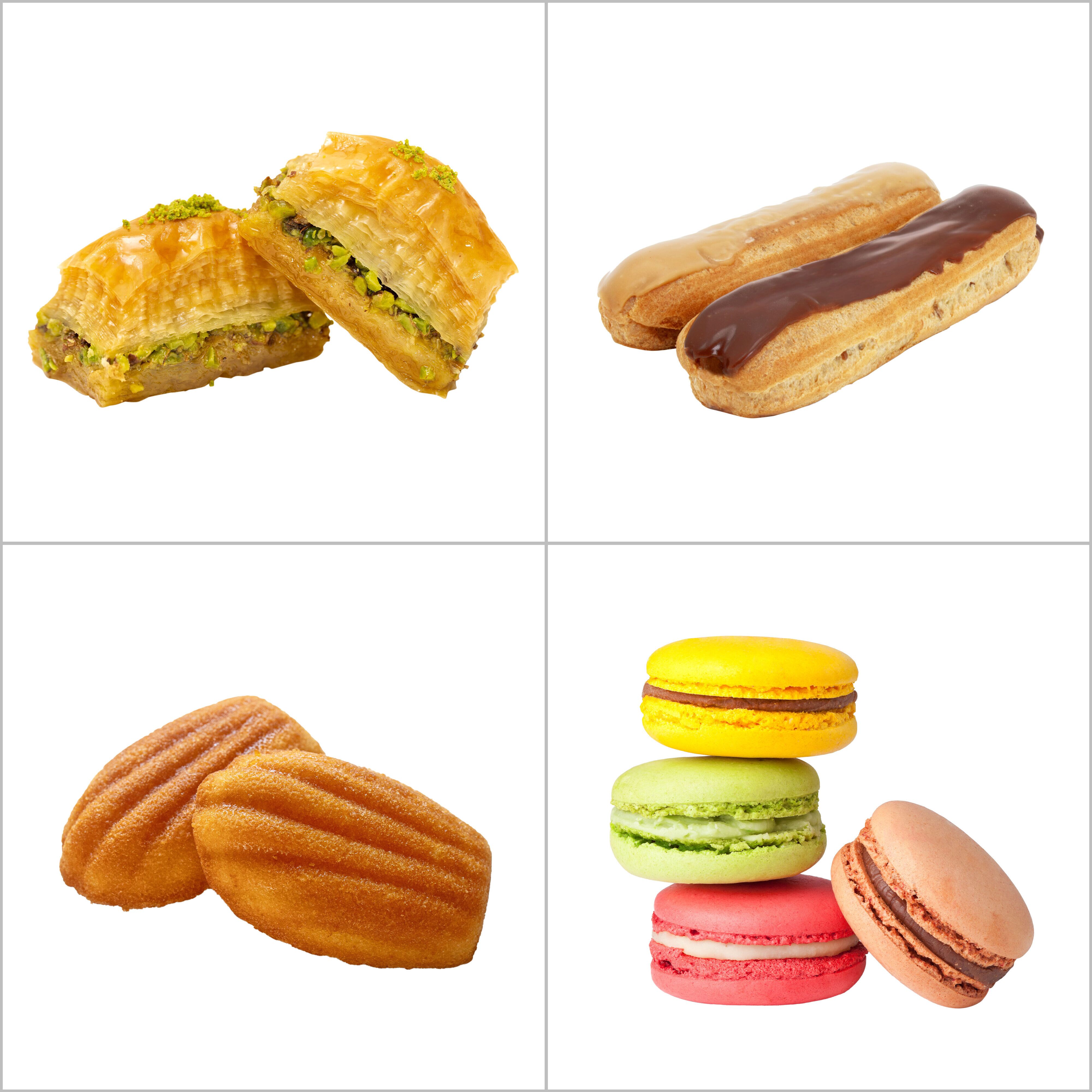 Four à étages de boulangerie avec four mixte 6 x EN 600 x 400 - tactile - avec 2 chambres de fermentation et support pour plaques EN