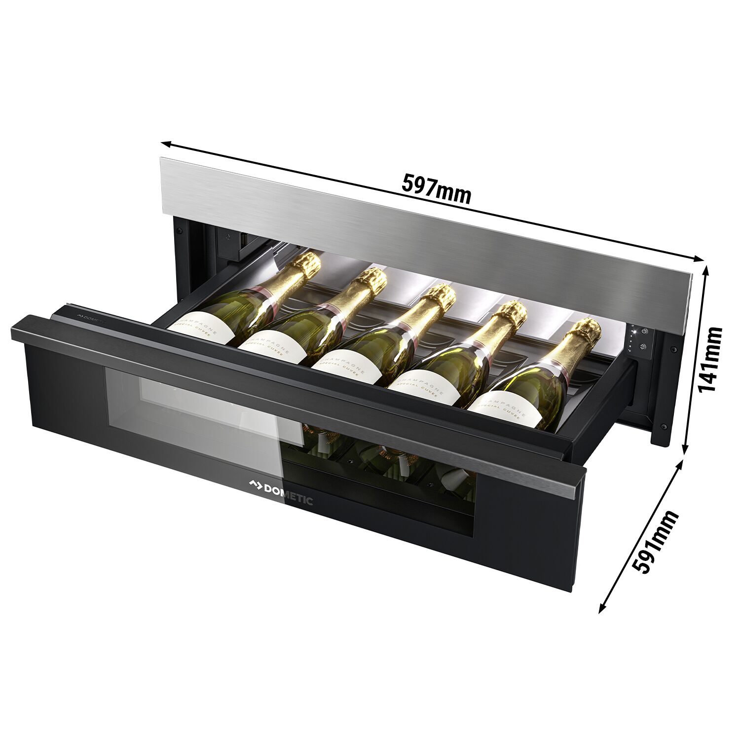DOMETIC | Cassetto refrigerato per vino - Drawbar 5C - per 5 bottiglie