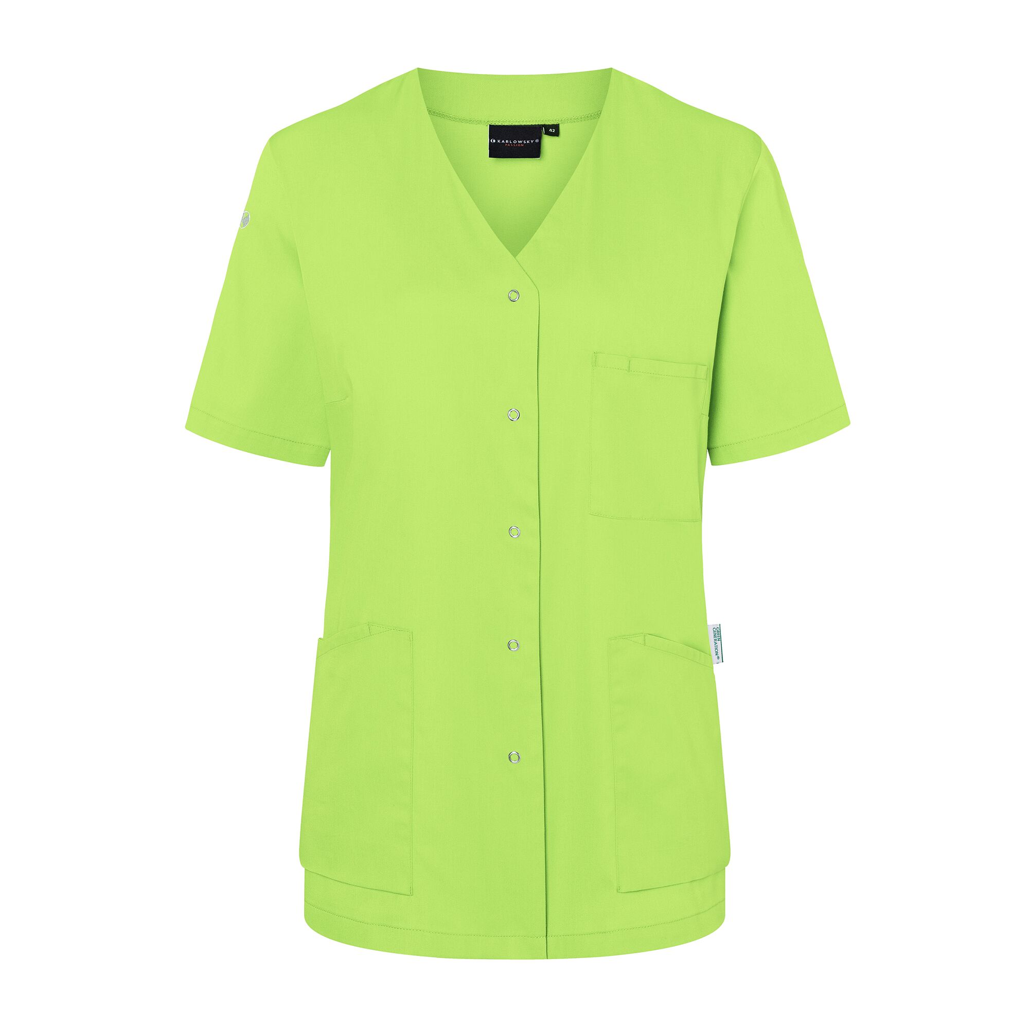 KARLOWSKY | Casaque femme à manches courtes Essential - Kiwi - Taille : 48
