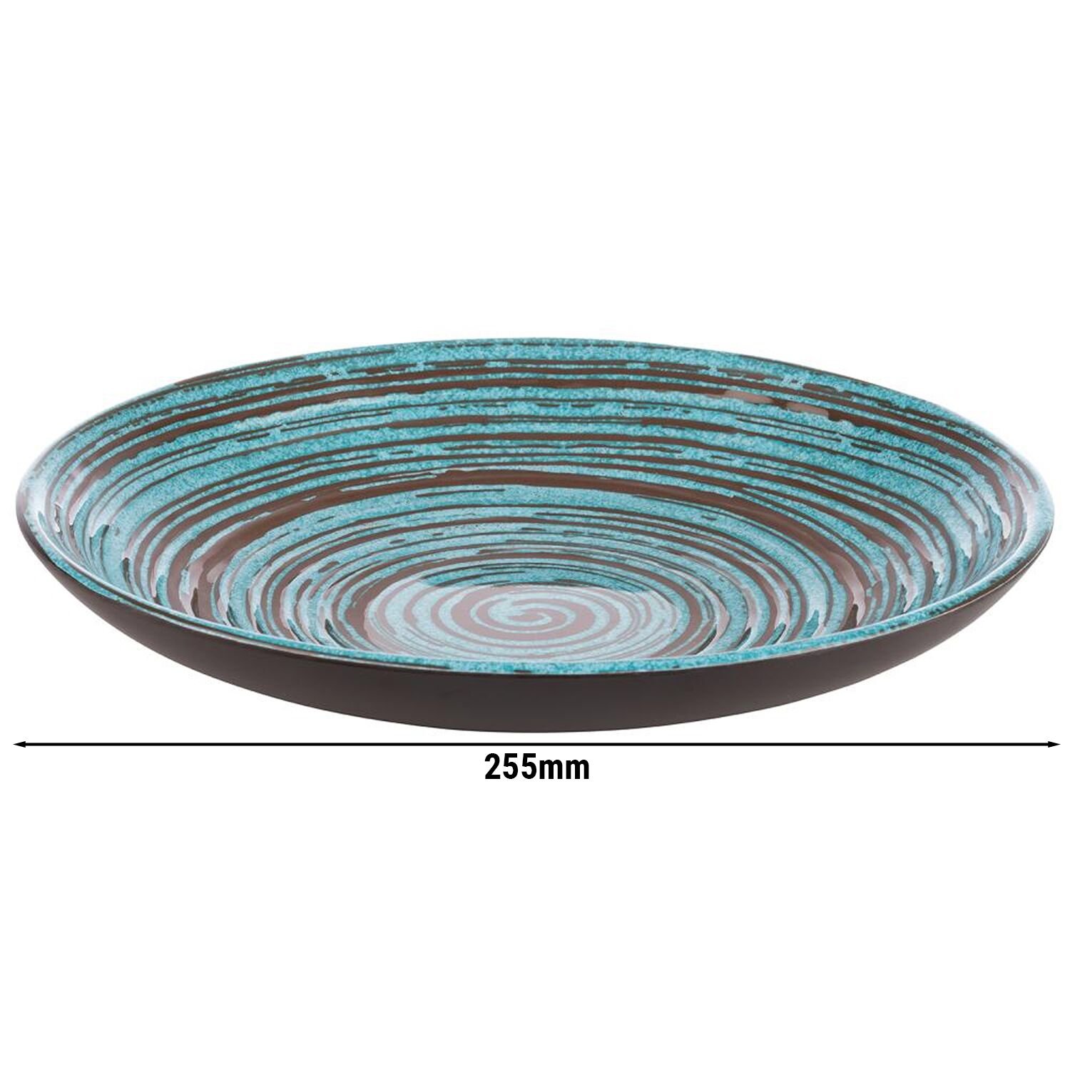 (6 Pièces) Assiette - CANCUN - Mélamine - Ø 255 mm