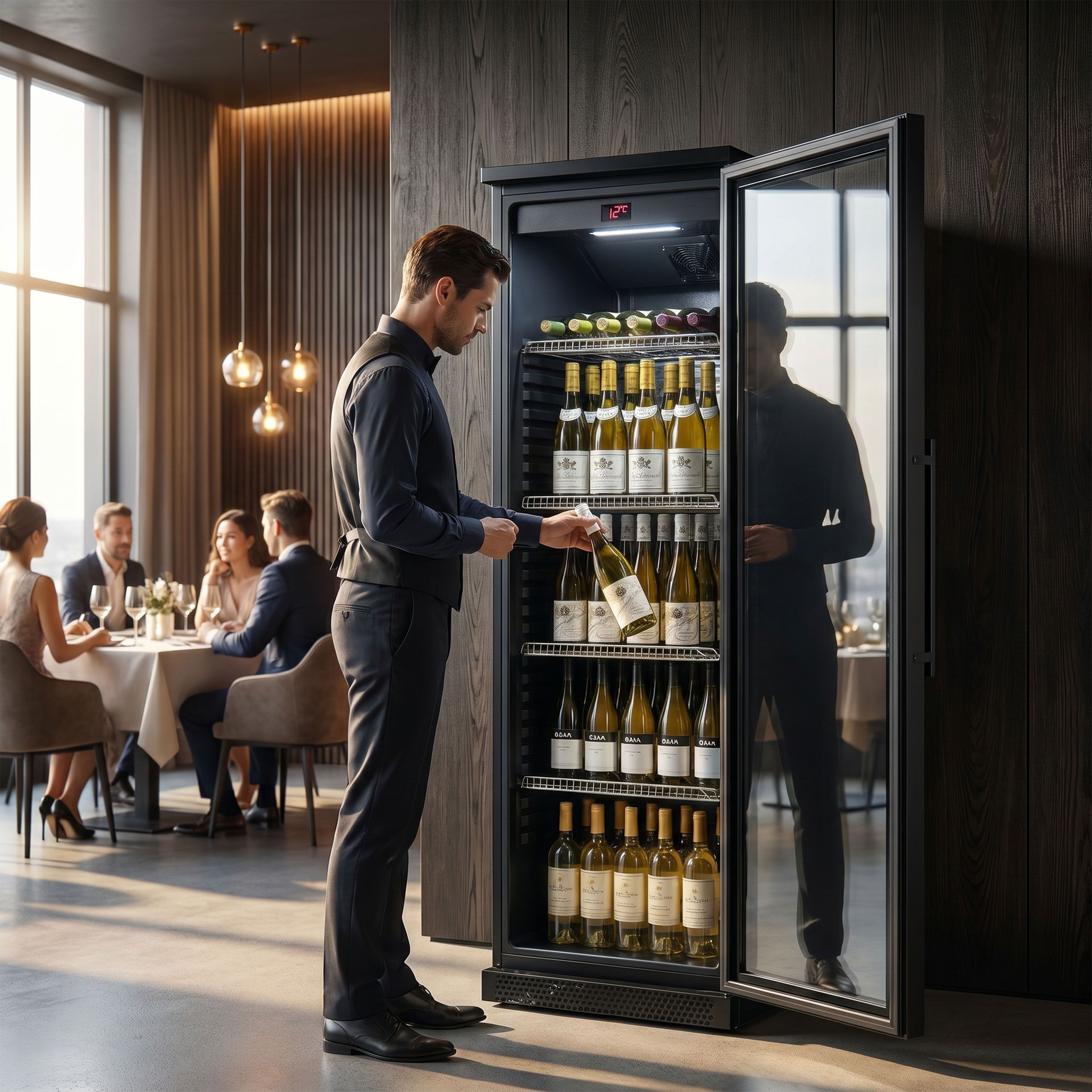 Weinfrigo – 1 Temperaturzon – 353 Liter – max. 117 Fläschen