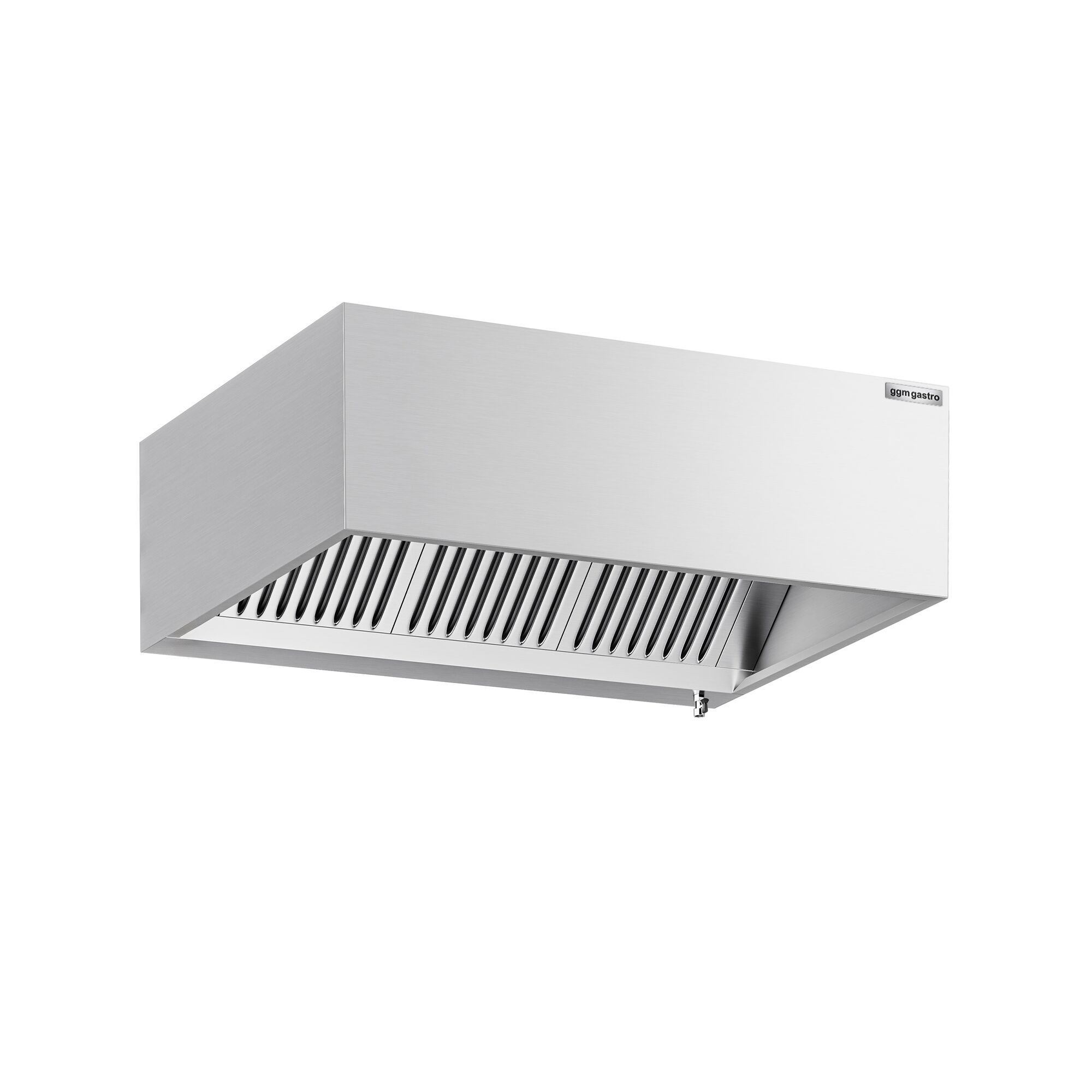 Induction box hood – 1400 mm – with filter & light – without motor