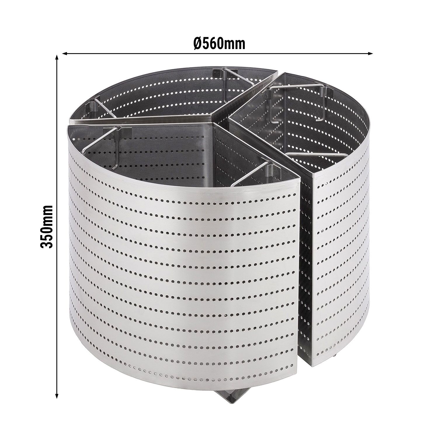 Fryer Basket - Ø560x350mm - 100L - GN 1/1 - for Boiling Pan 100L