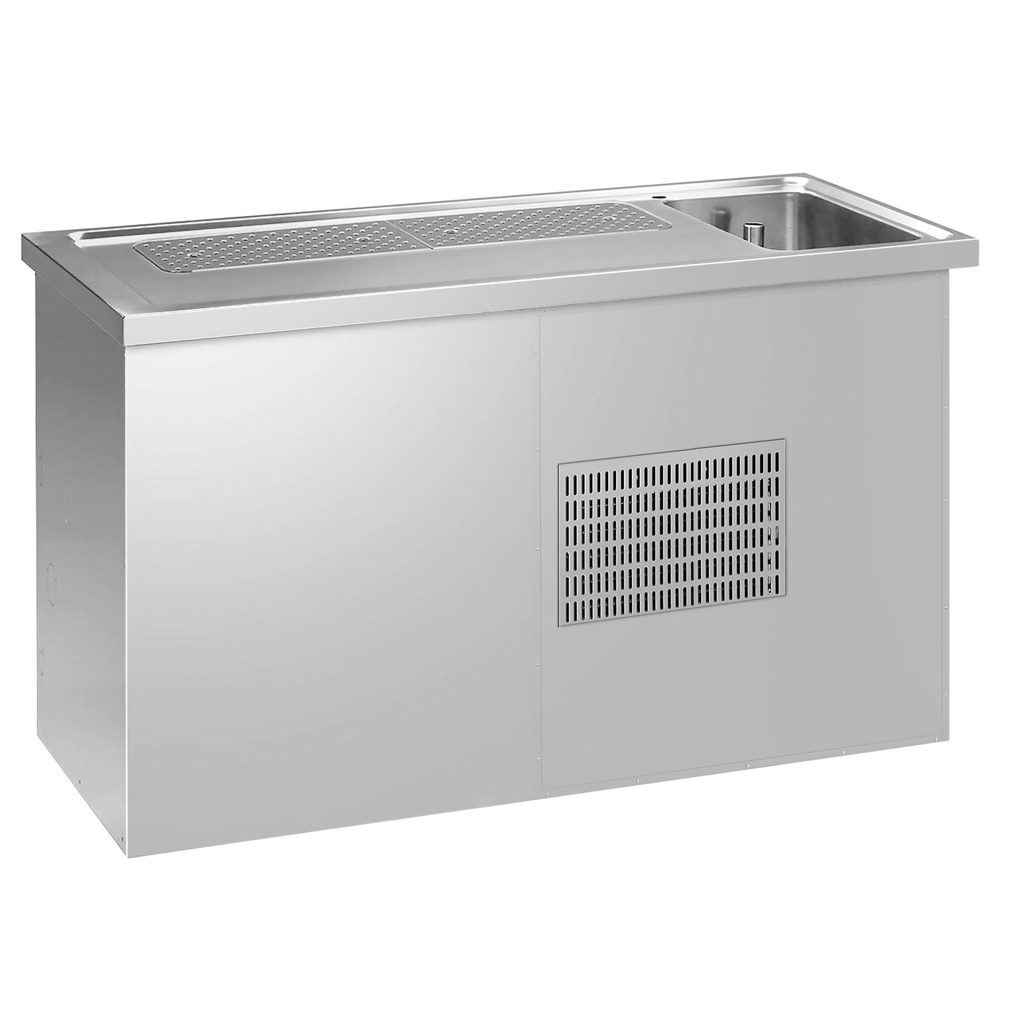 Direct Draw Beer Dispenser / Kegerator PREMIUM PLUS - 1550x700mm - Double Glass Doors