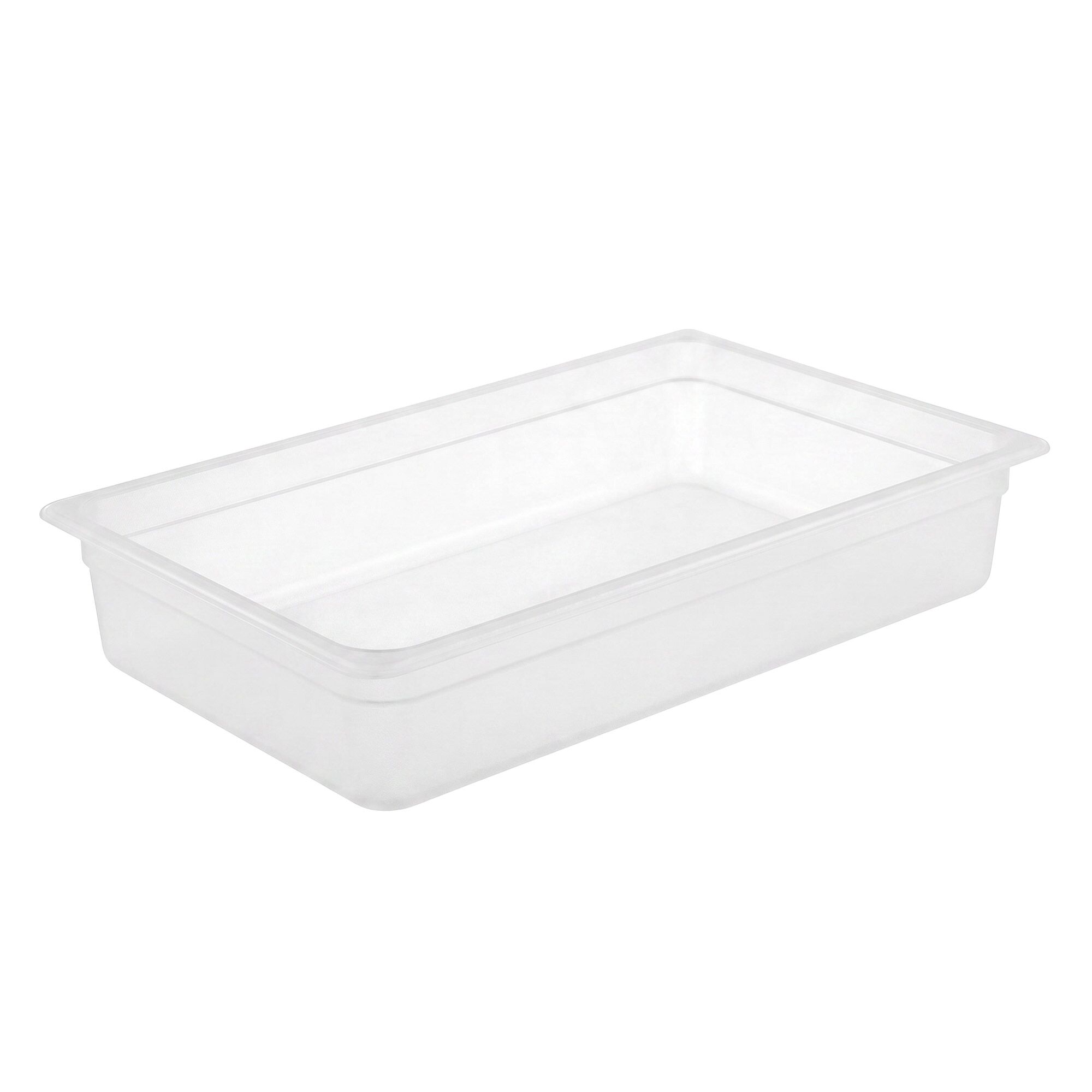 (6 pcs) Polycarbonate Container GN 1/1- Clear - 13L - Depth: 100mm