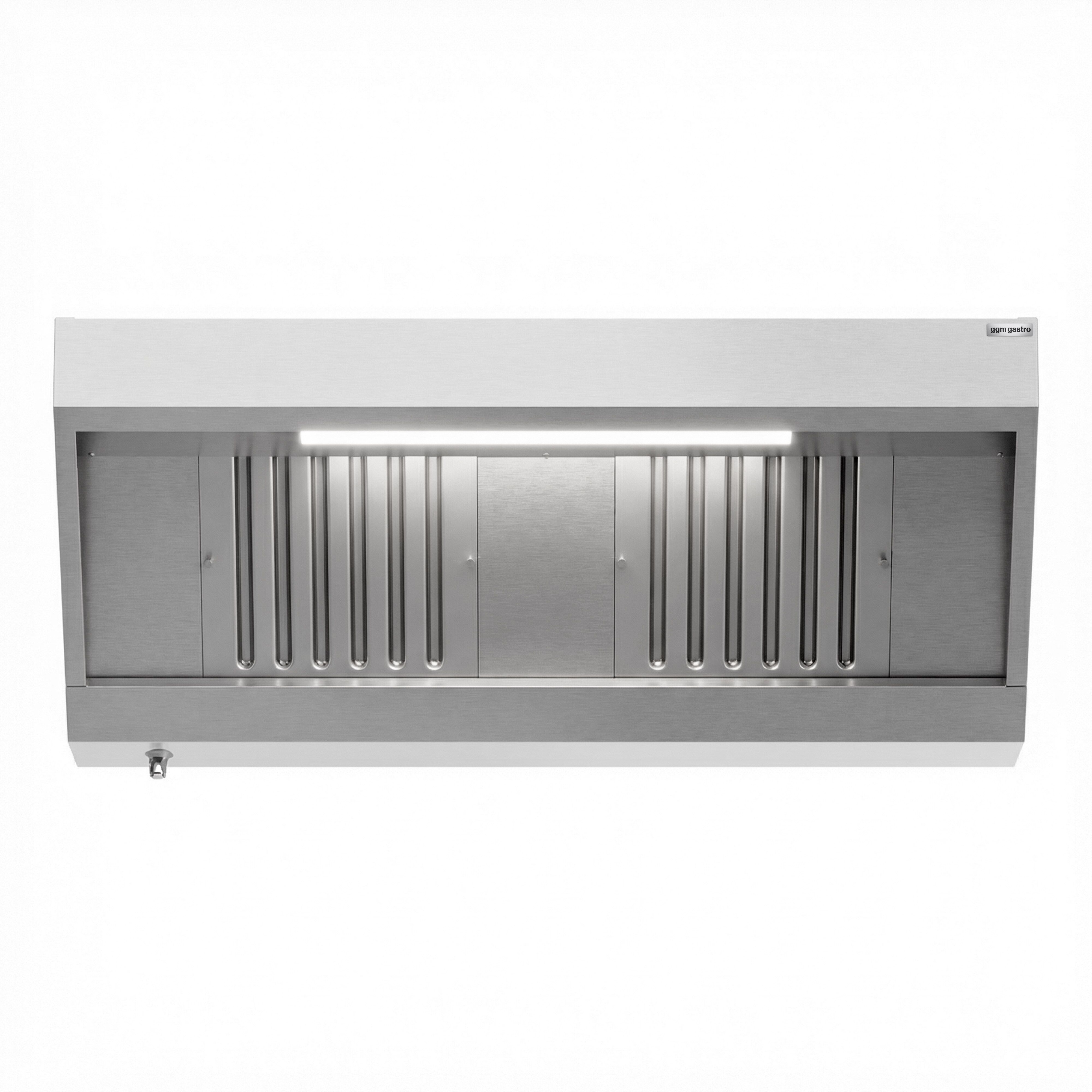 Hotte murale – 1400 mm – avec filtre et éclairage
