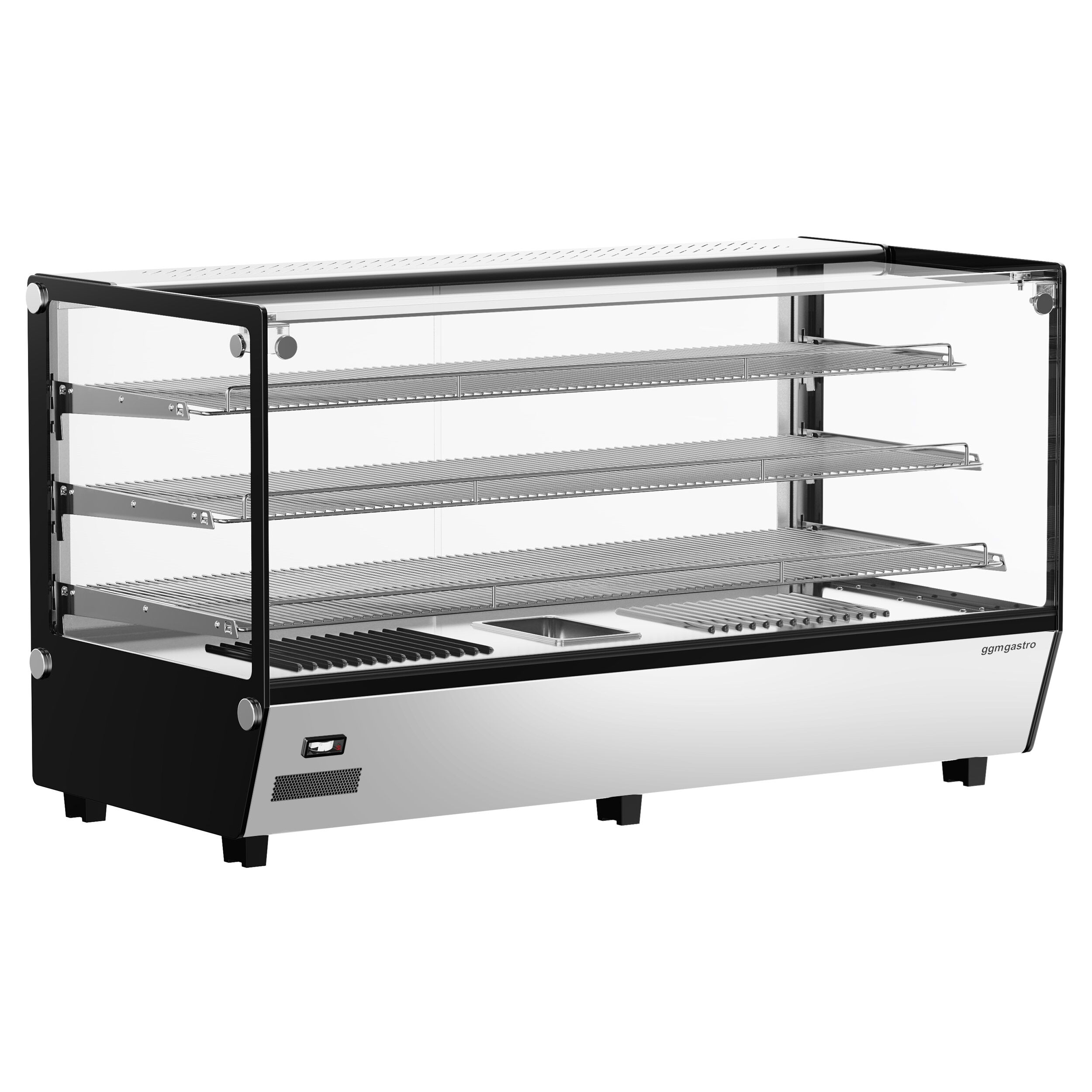 Vitrine chauffante – 1219 mm – 1,8 kW – avec 3 étagères