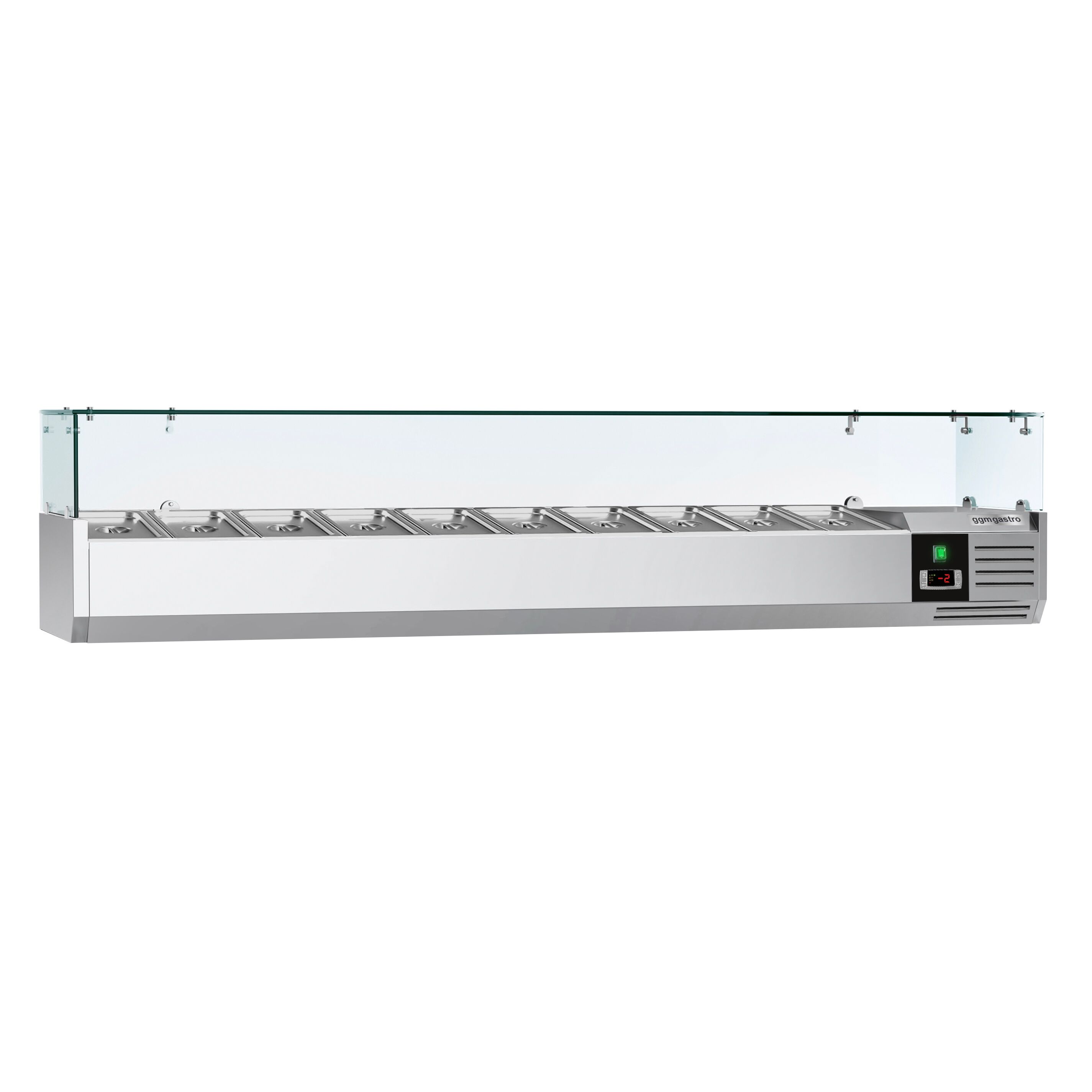 Vitrine Réfrigérée à Ingrédients PREMIUM - 2000x335mm - 10x GN 1/4
