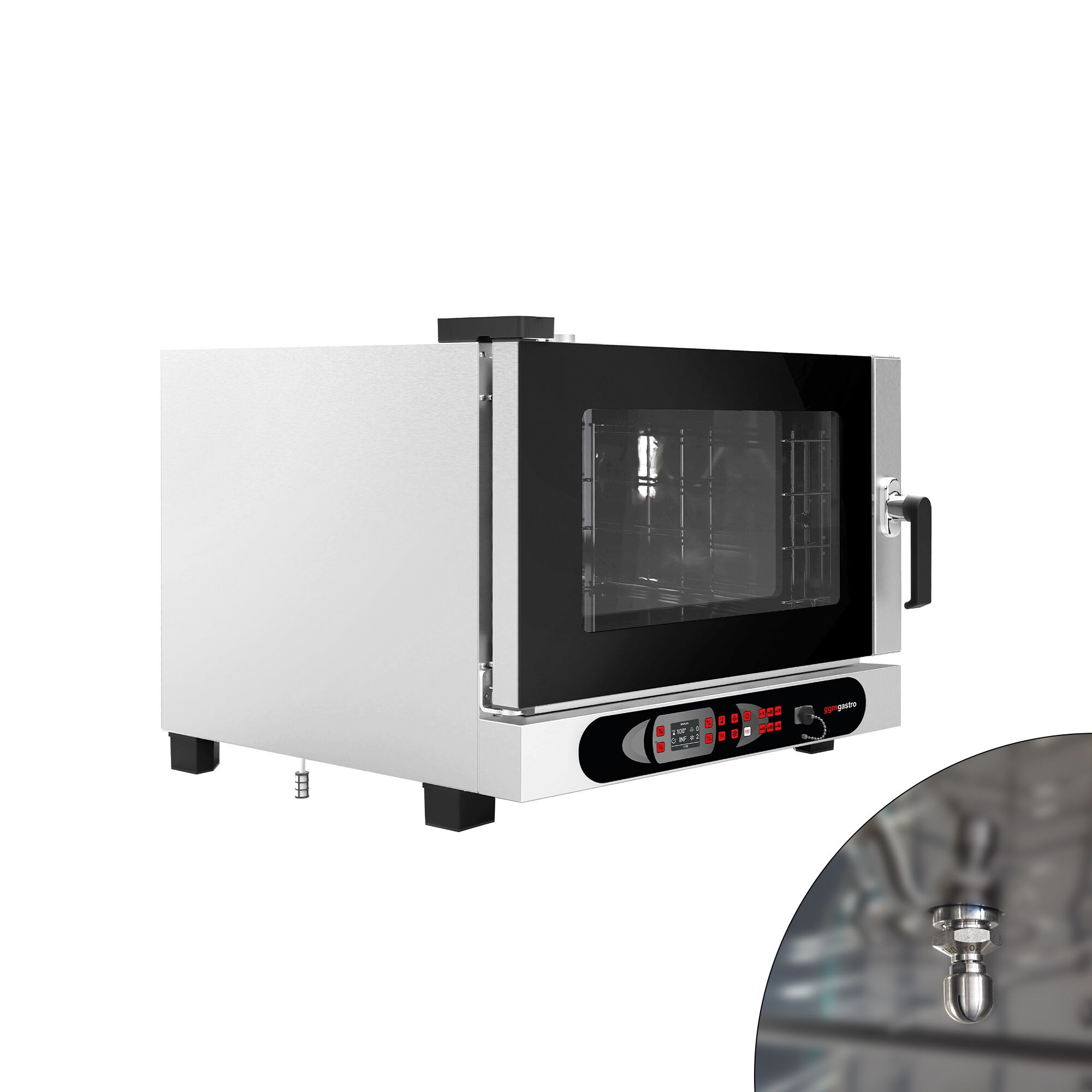 Four mixte - numérique - 4 x GN 1/1 ou 4 x EN 600 x 400 - avec système de lavage inclus