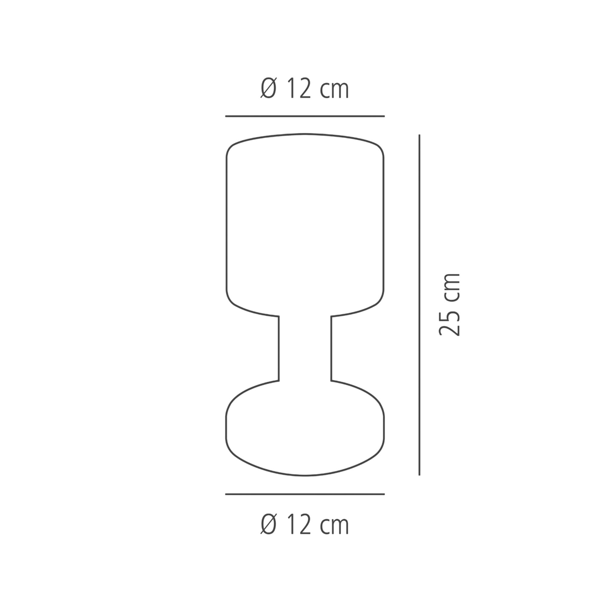 (4 pièces) Lampe de table – FINN – dimmable en 3 niveaux – Ø 120 mm – Blanc