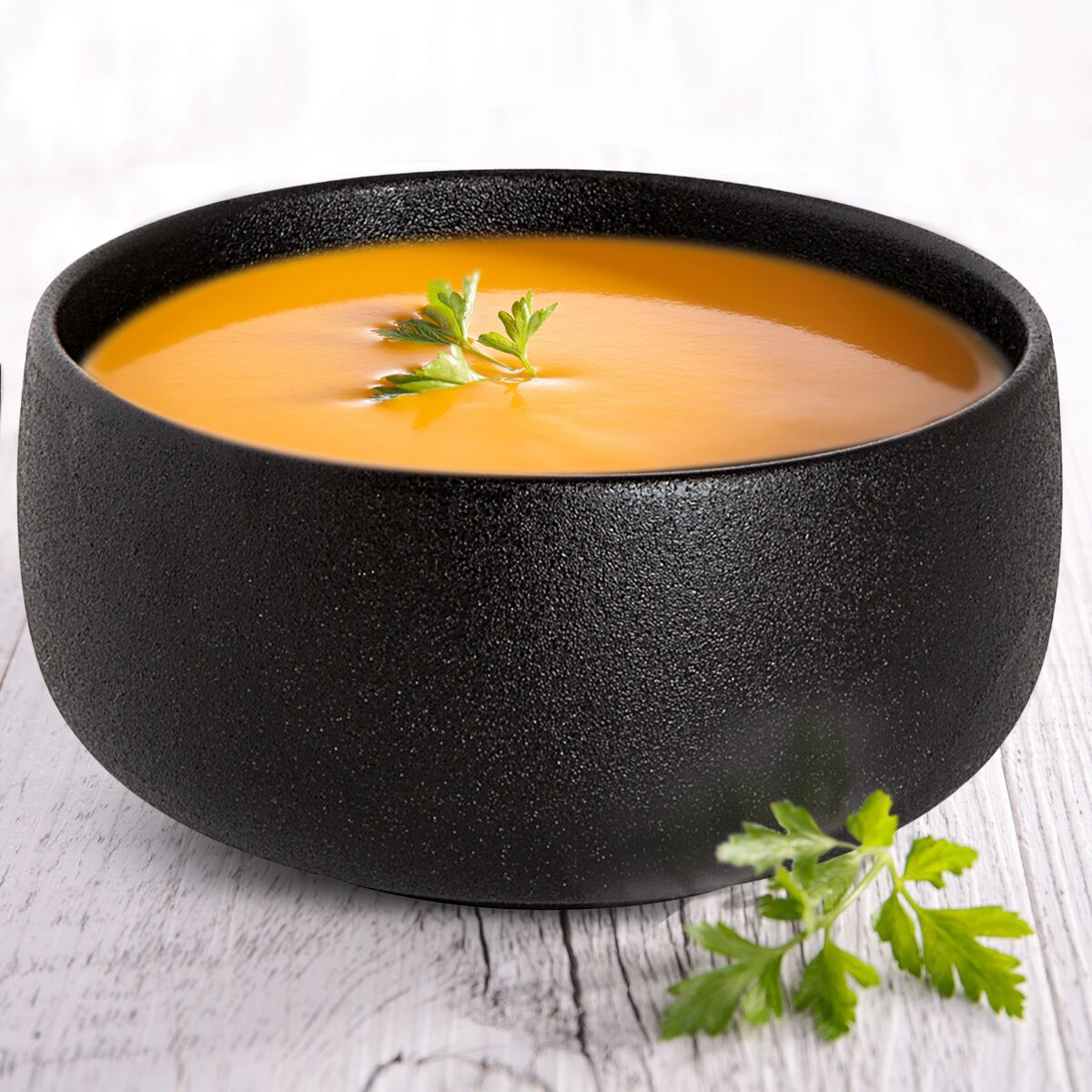 (12 pcs) Coupe à dessert - Universe - Porcelaine - 450ml - Ø 110mm - Profondeur : 55mm - Noir mat