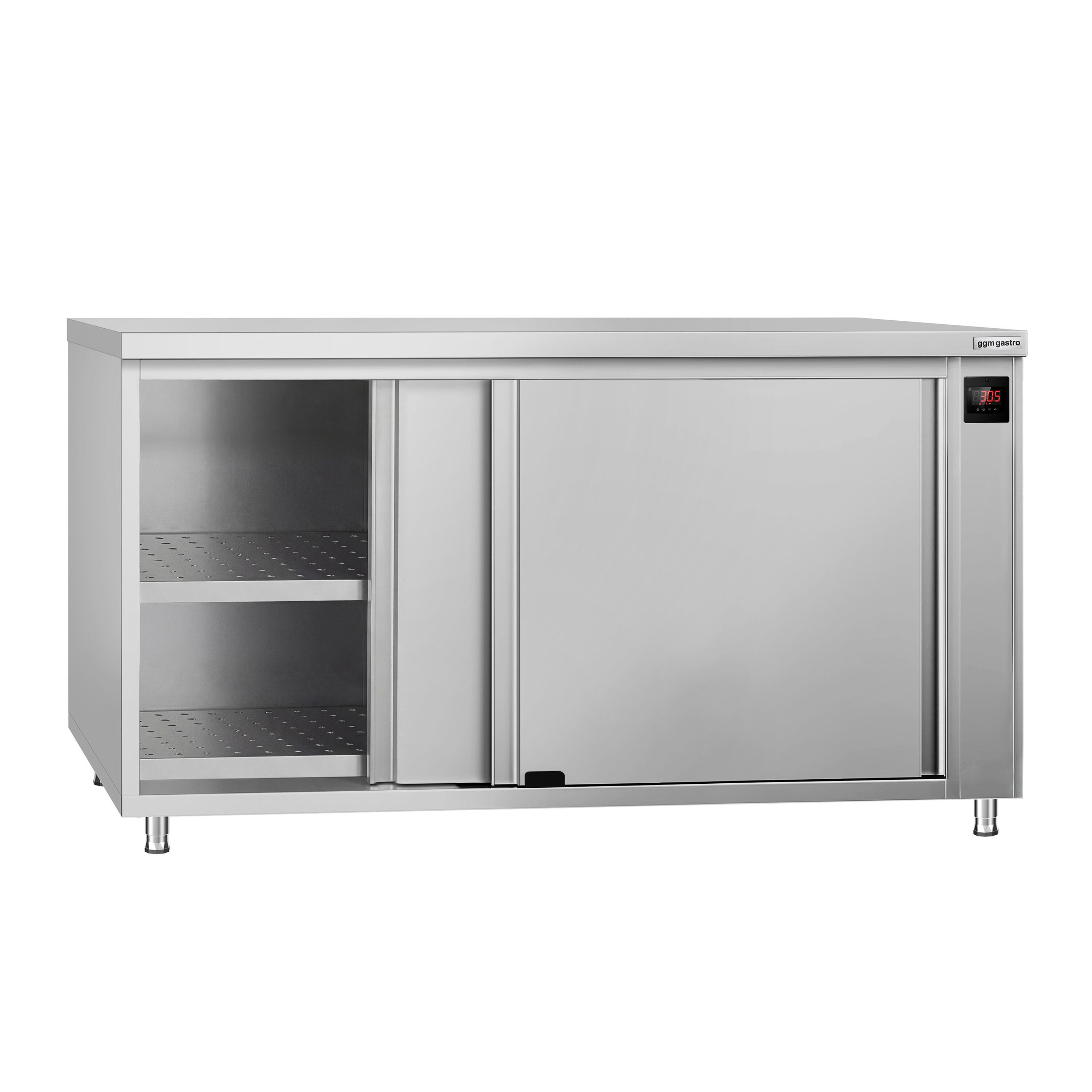 Armoire chauffante professionnelle - 2kW - 1 étagères - 1800x700x870mm