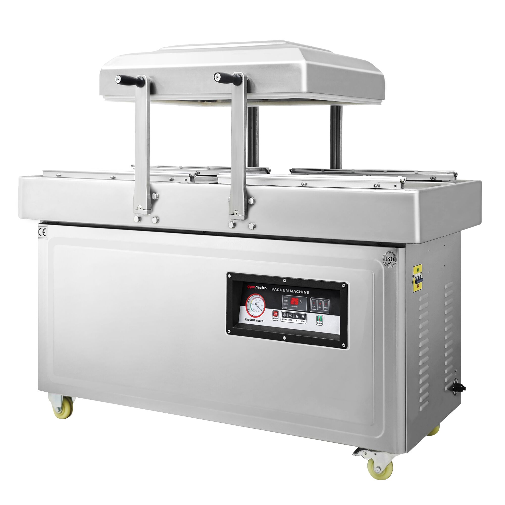 Machine sous vide à double cloche – 2 × 20 m³/h – 2 × 750 watts