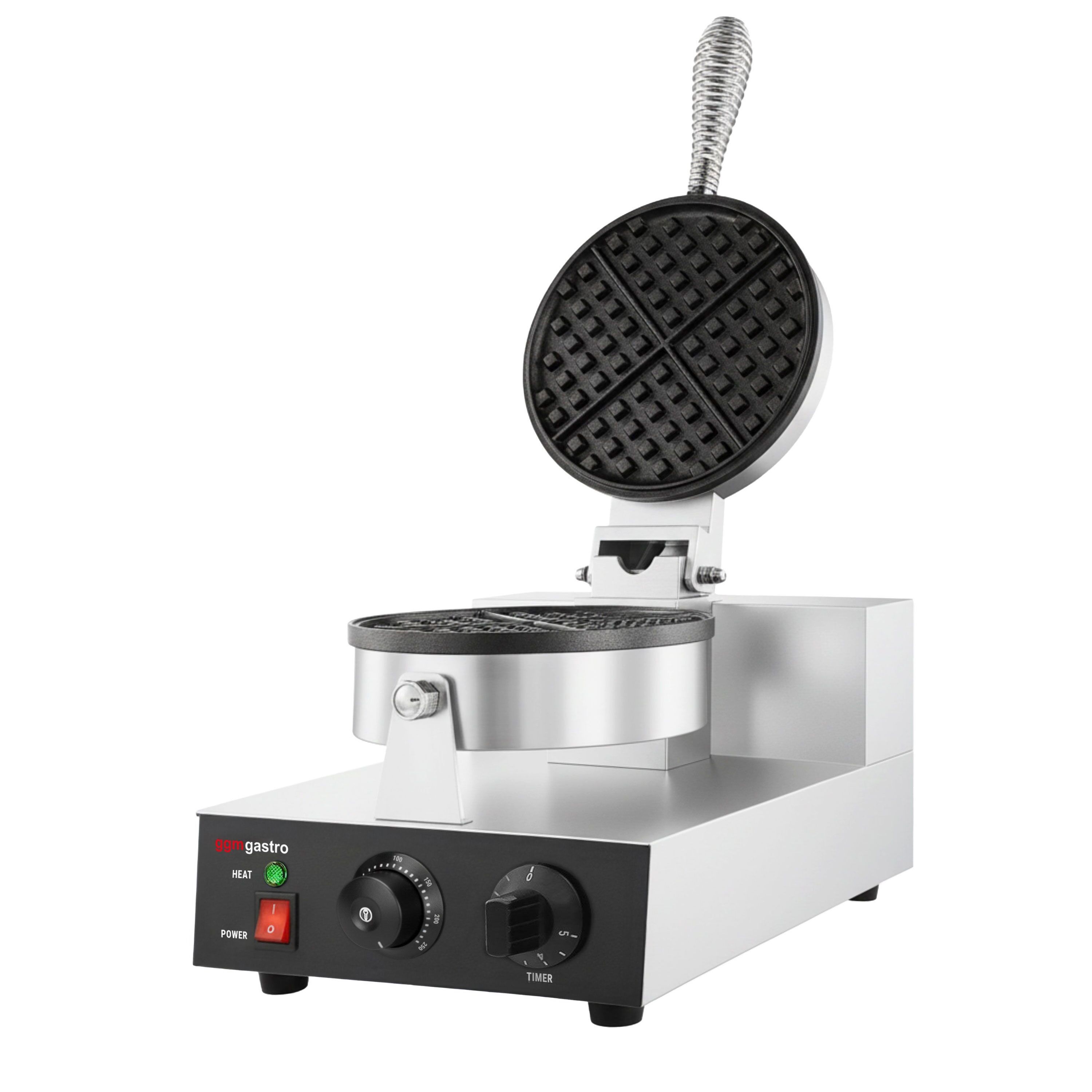 Gaufrier – simple – manuel – 1,3 kW – Forme : Rond – Ø 180 mm