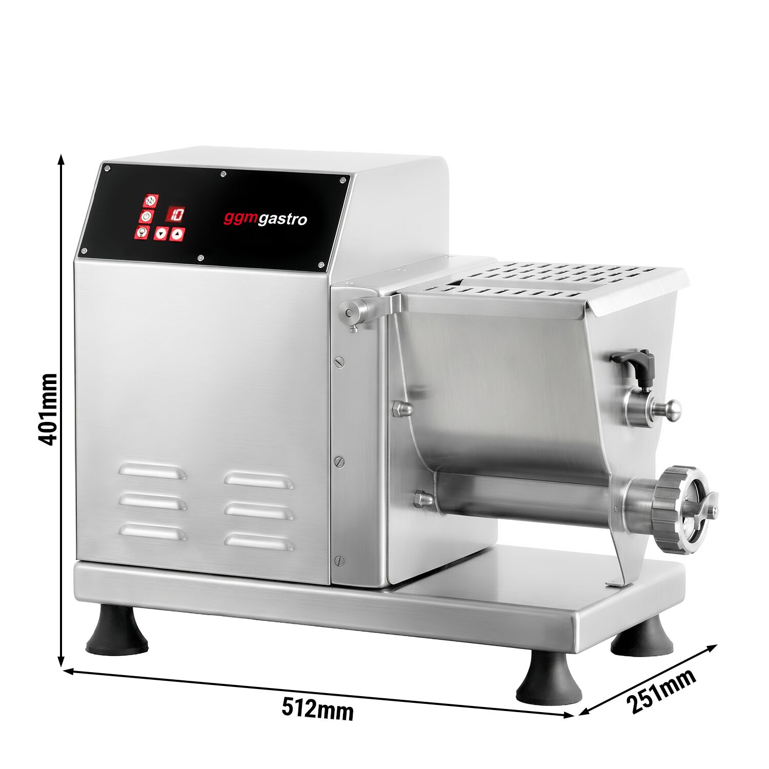 Machine à pâtes électrique - 5 kg/h - 250 Watt - incl. matrice aveugle