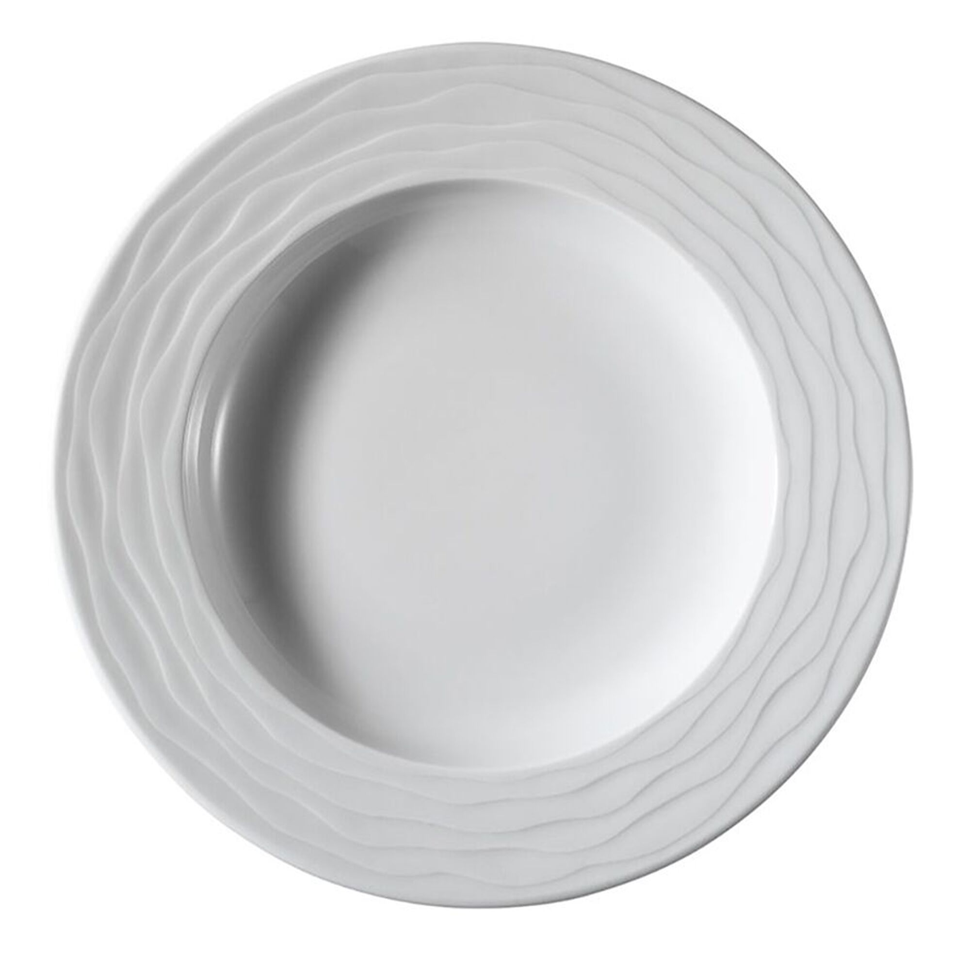 (6 pièces) SEA WAVE - Assiette - Creuse - Ø 300 mm - Blanc
