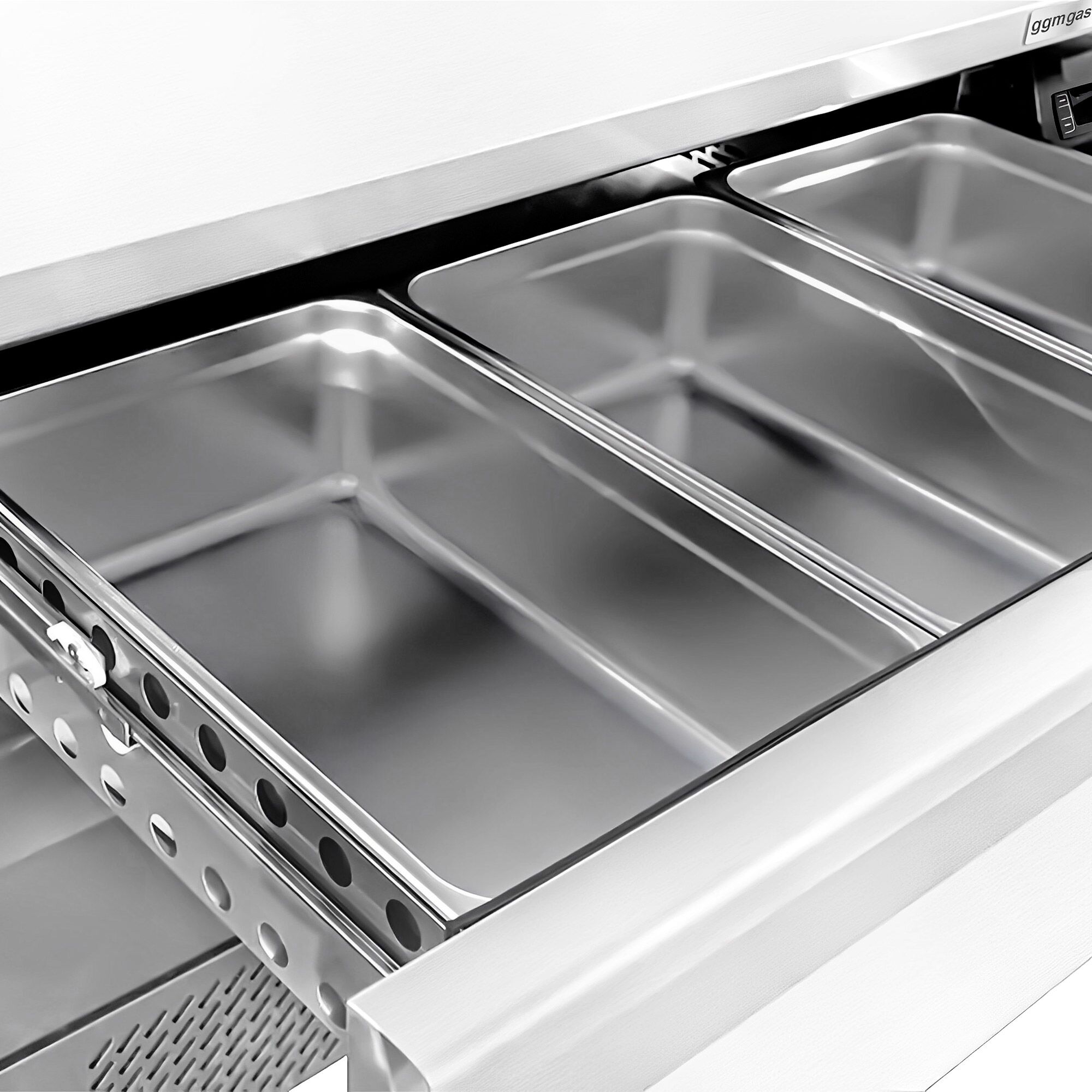 Combinaison soubassement congélateur/réfrigéré - 1230 mm - 2 tiroirs