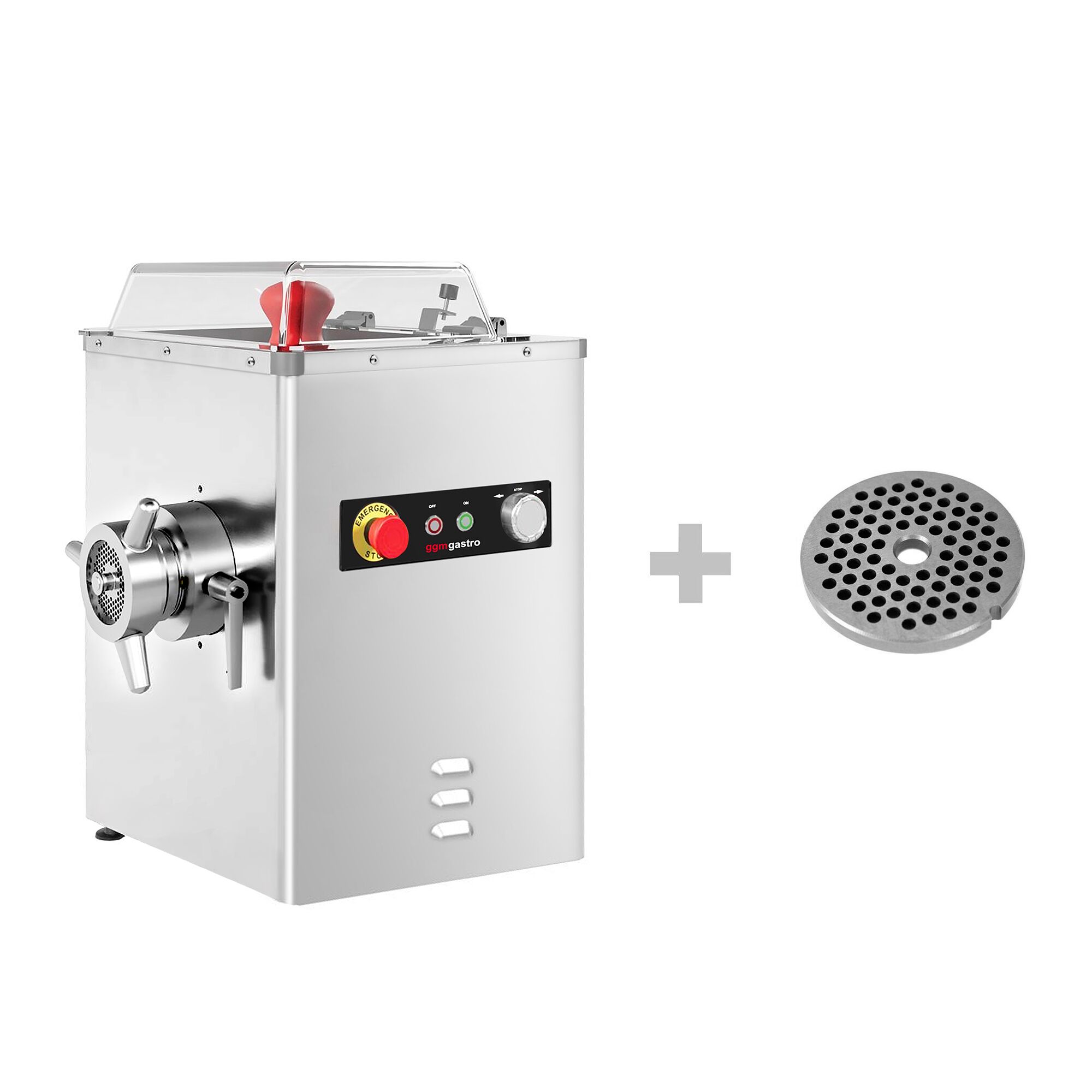 Heavy Duty Meat Mincer Size 32 - 500kg/h - 2.2 kW - Mincing Plate 4mm