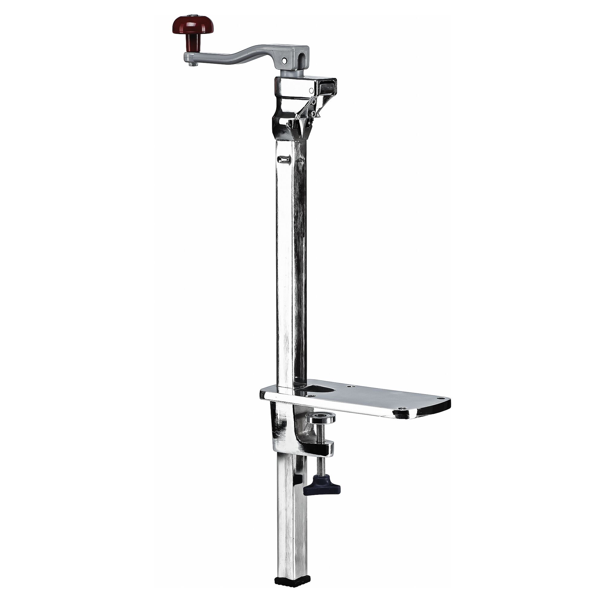 Ouvre-boîtes manuel professionnel de table - Longueur de tige : 640mm - acier inoxydable