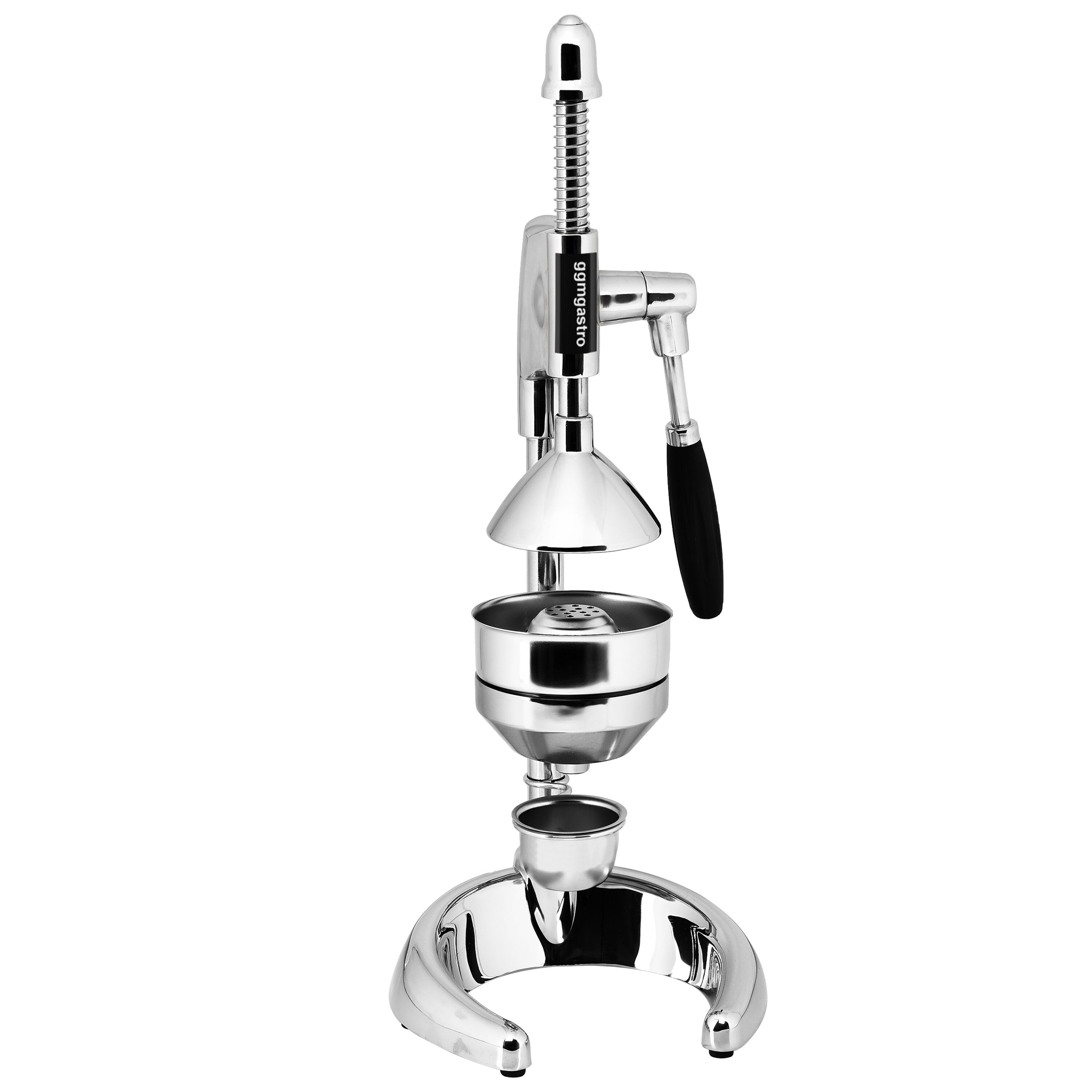 Presse-agrumes Manuelle - Design Lune - Chrome
