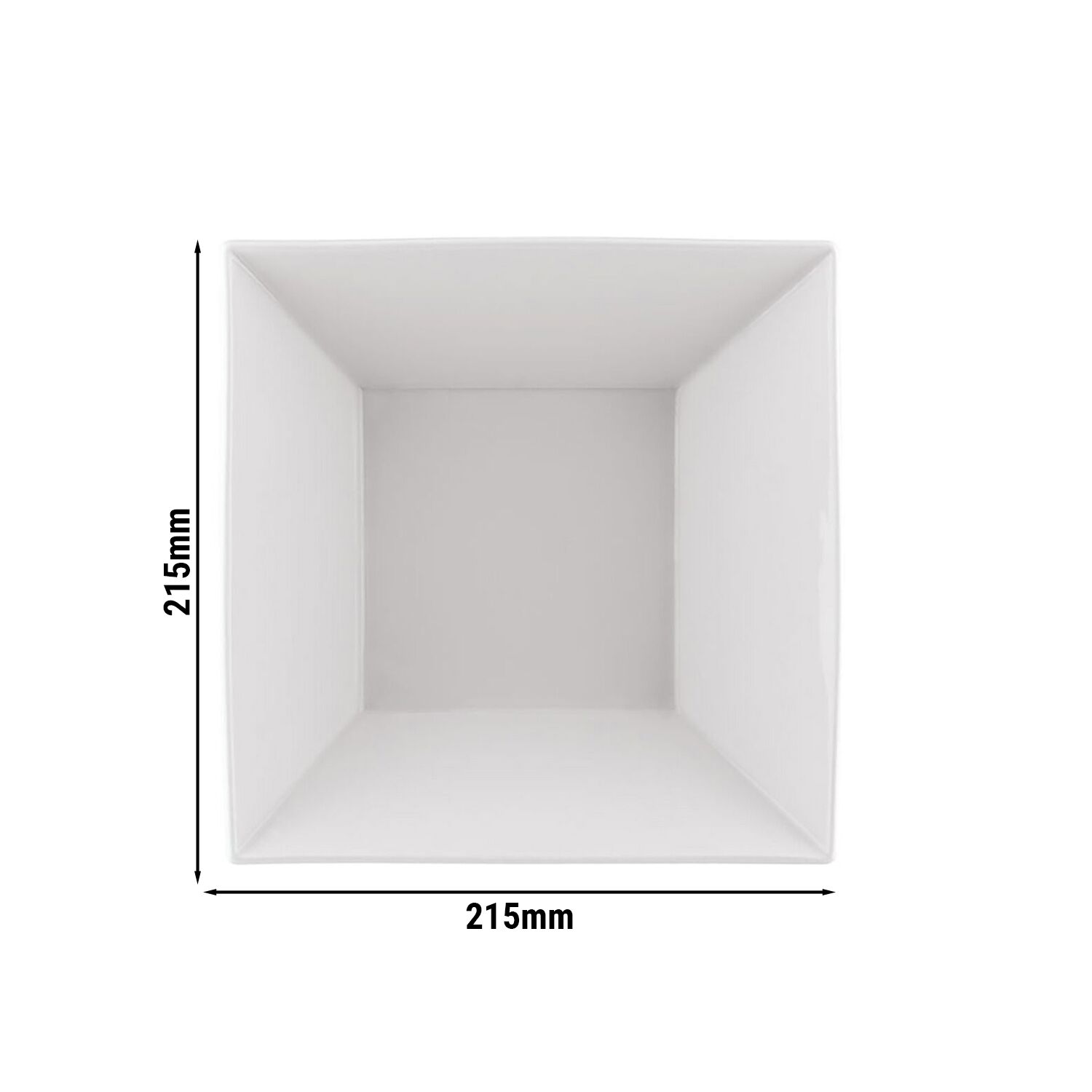 (24 pièces) MAYA - Bol à dessert / salade - 215 x 215 mm - Blanc