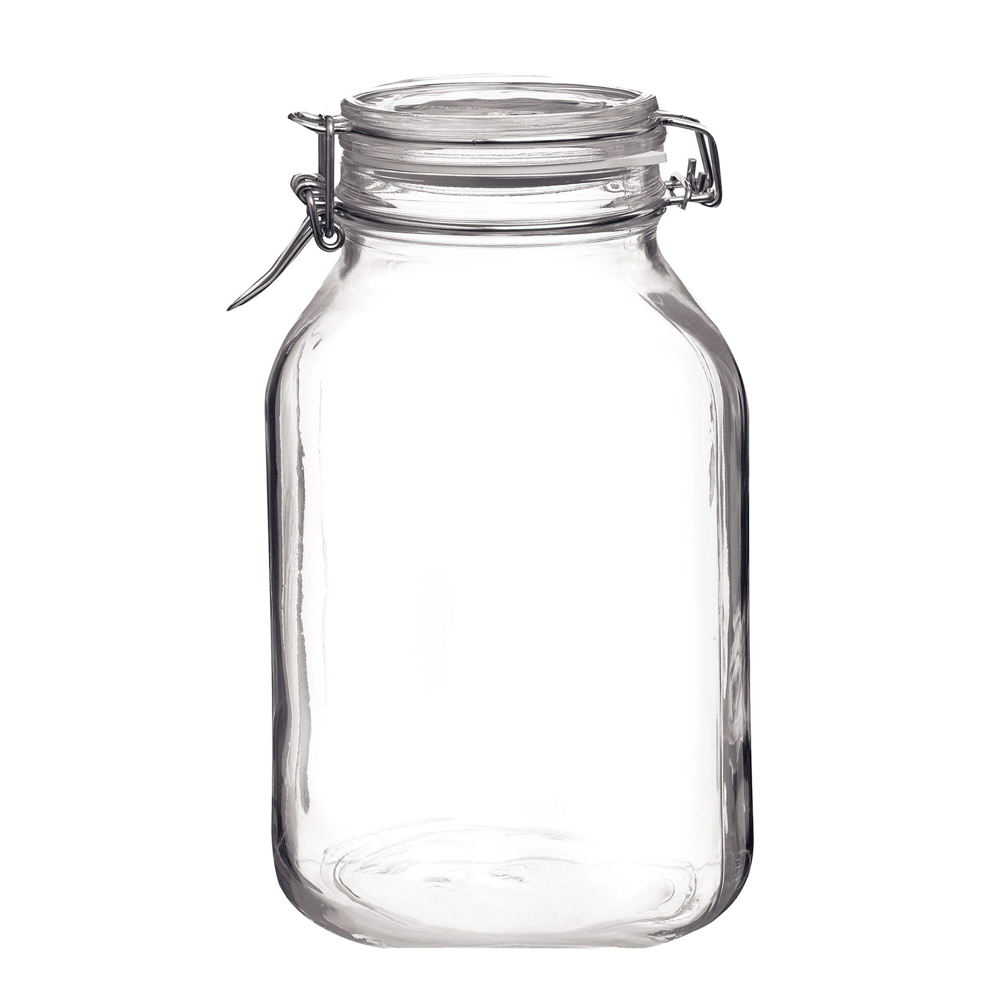 (6 pcs) Bocal hermétique Bormioli Rocco - DUBLIN - 1,5L - fermeture à étrier