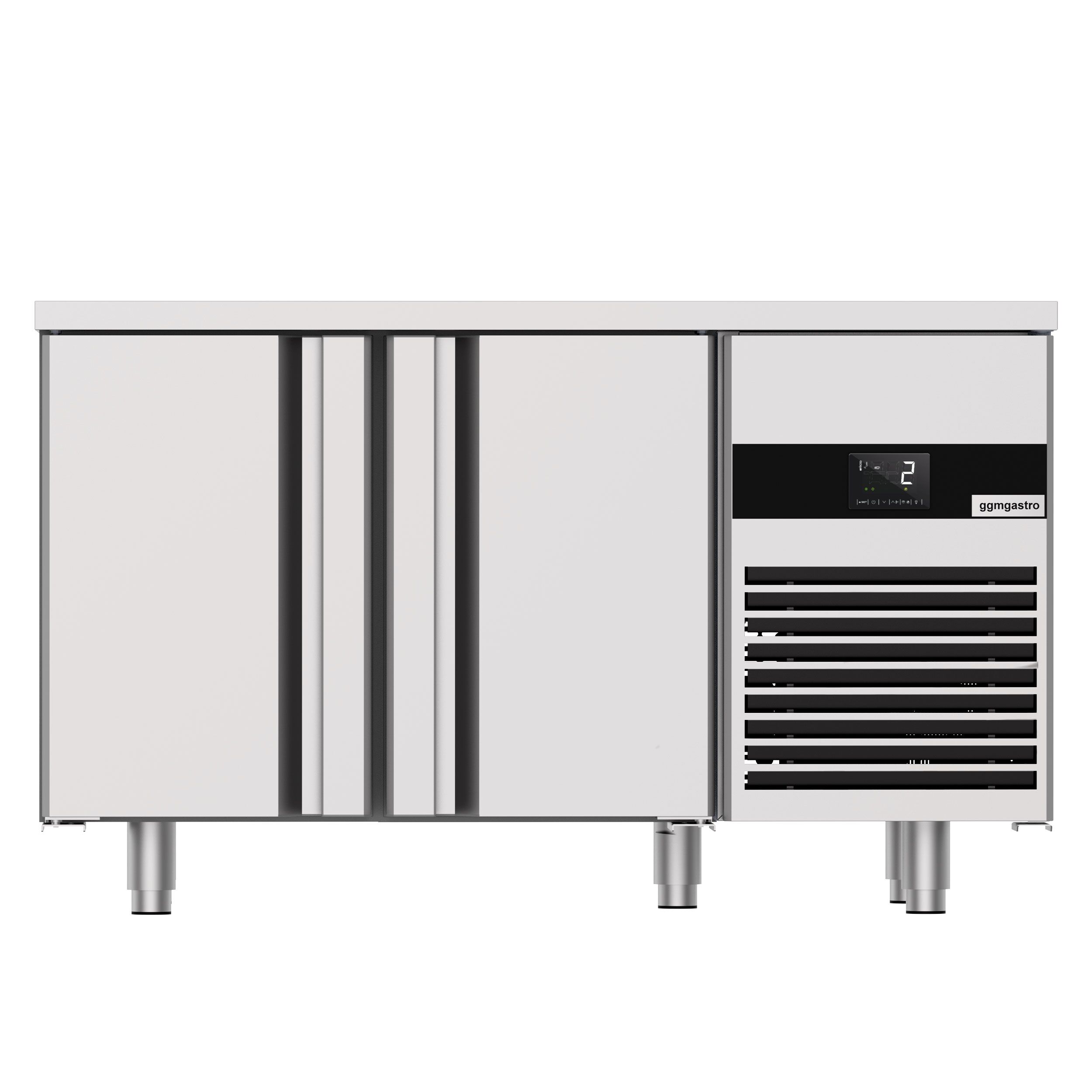 Bakery Counter Fridge PREMIUM - 1550x800mm - with 2 doors - capacity 390 litres
