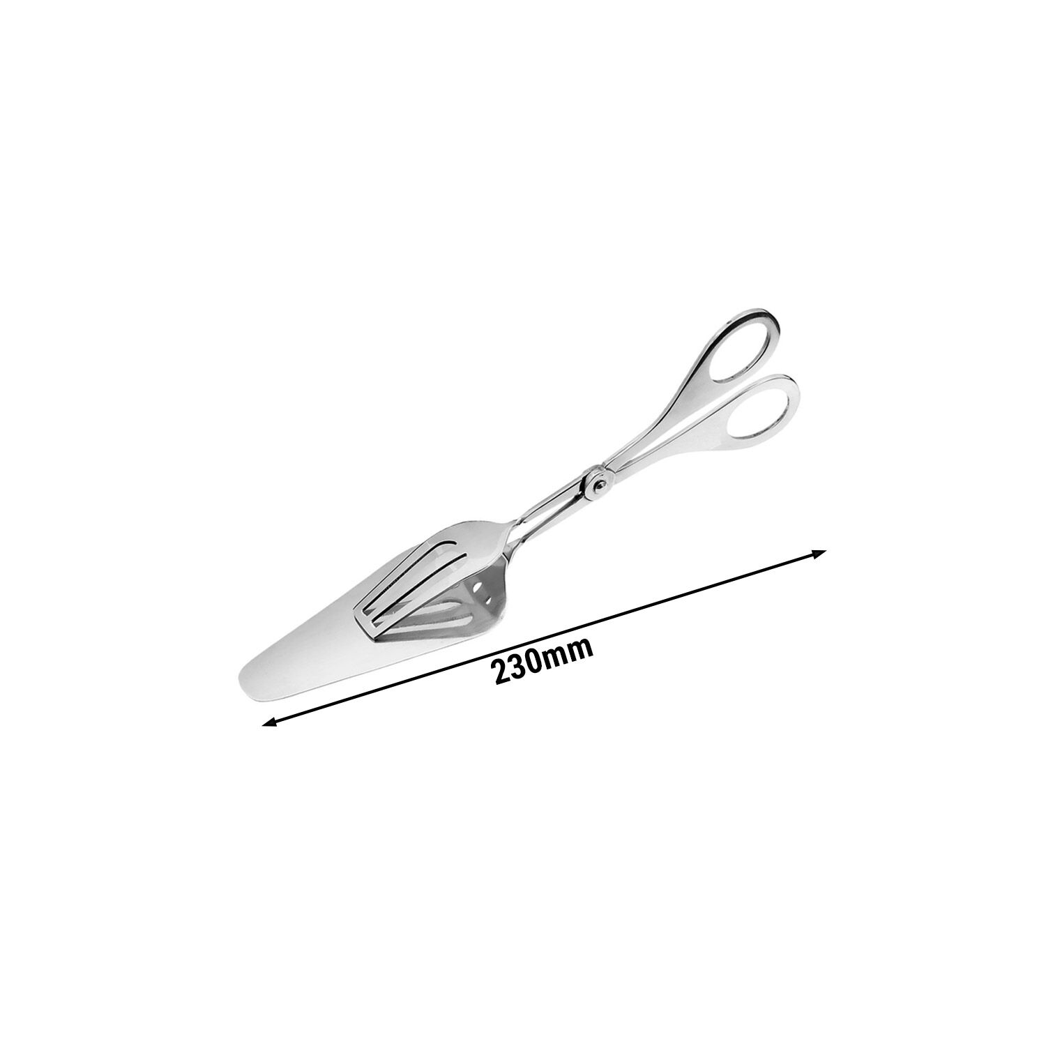 Pince à gâteaux - Longueur : 230mm - Acier inoxydable