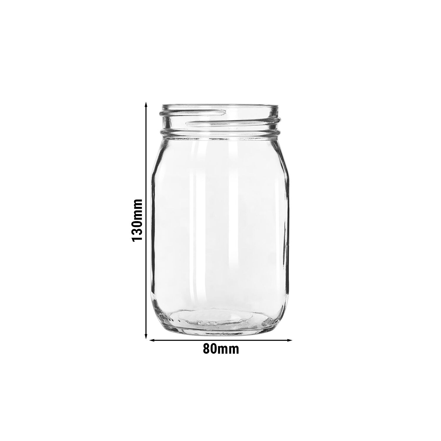 (12 pièces) LIBBEY | DRINKING JARS – Gobelet – 473 ml