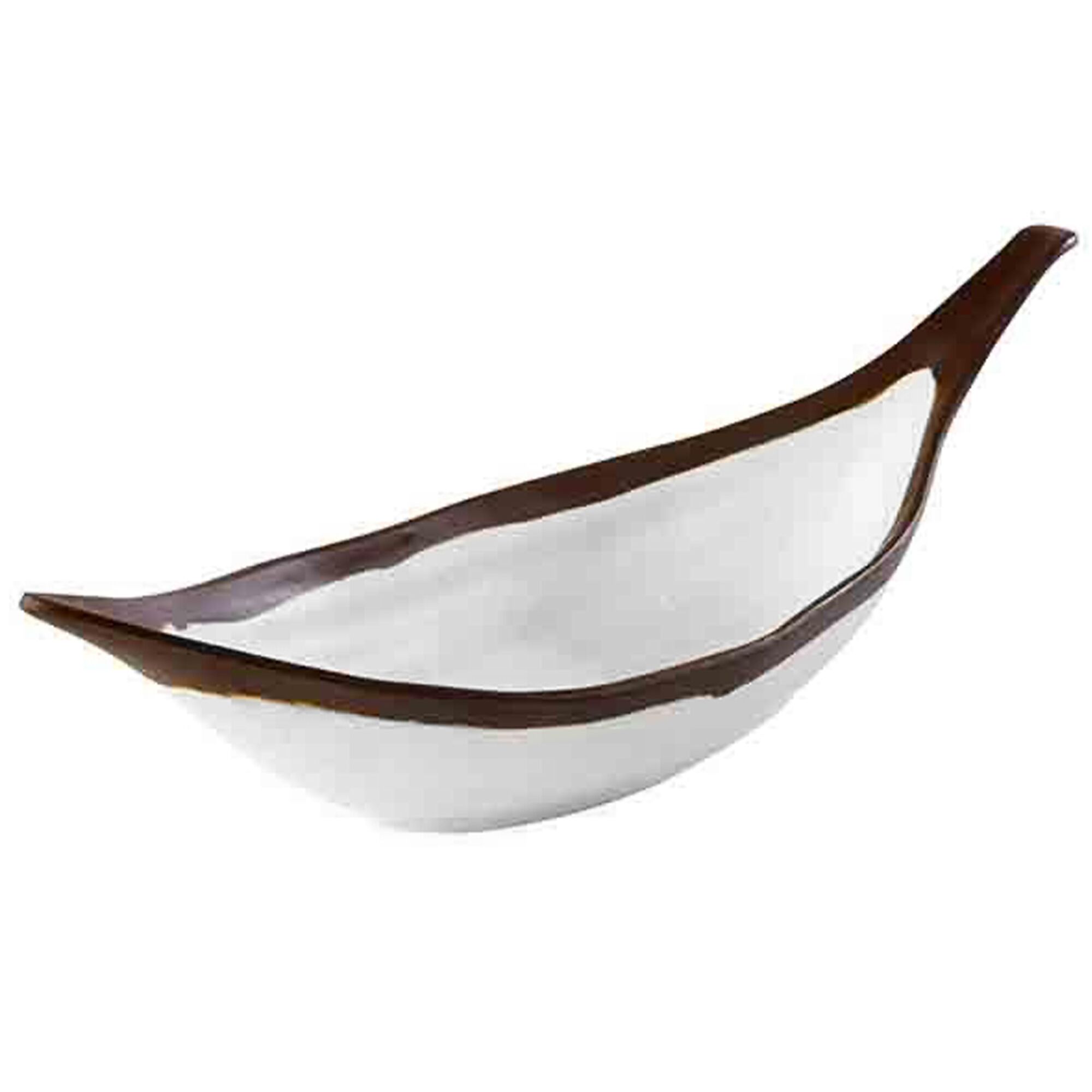 (6 pcs) Coupe - CROCKER - Mélamine - 170ml - 305x100mm - Profondeur : 75mm - Blanc/Brun