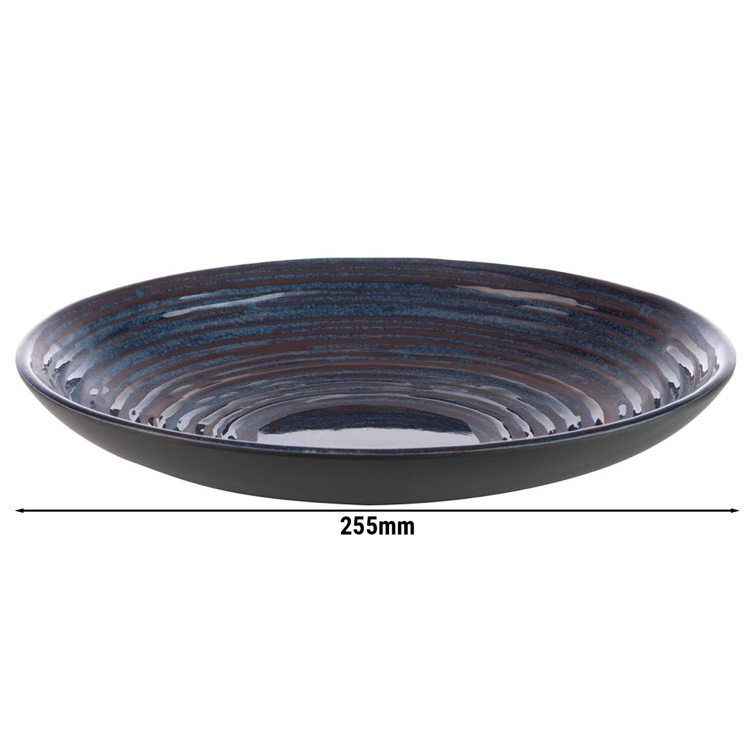 (6 pièces) LOOPS - Assiette - Creuse - Mélamine - Ø 255 mm