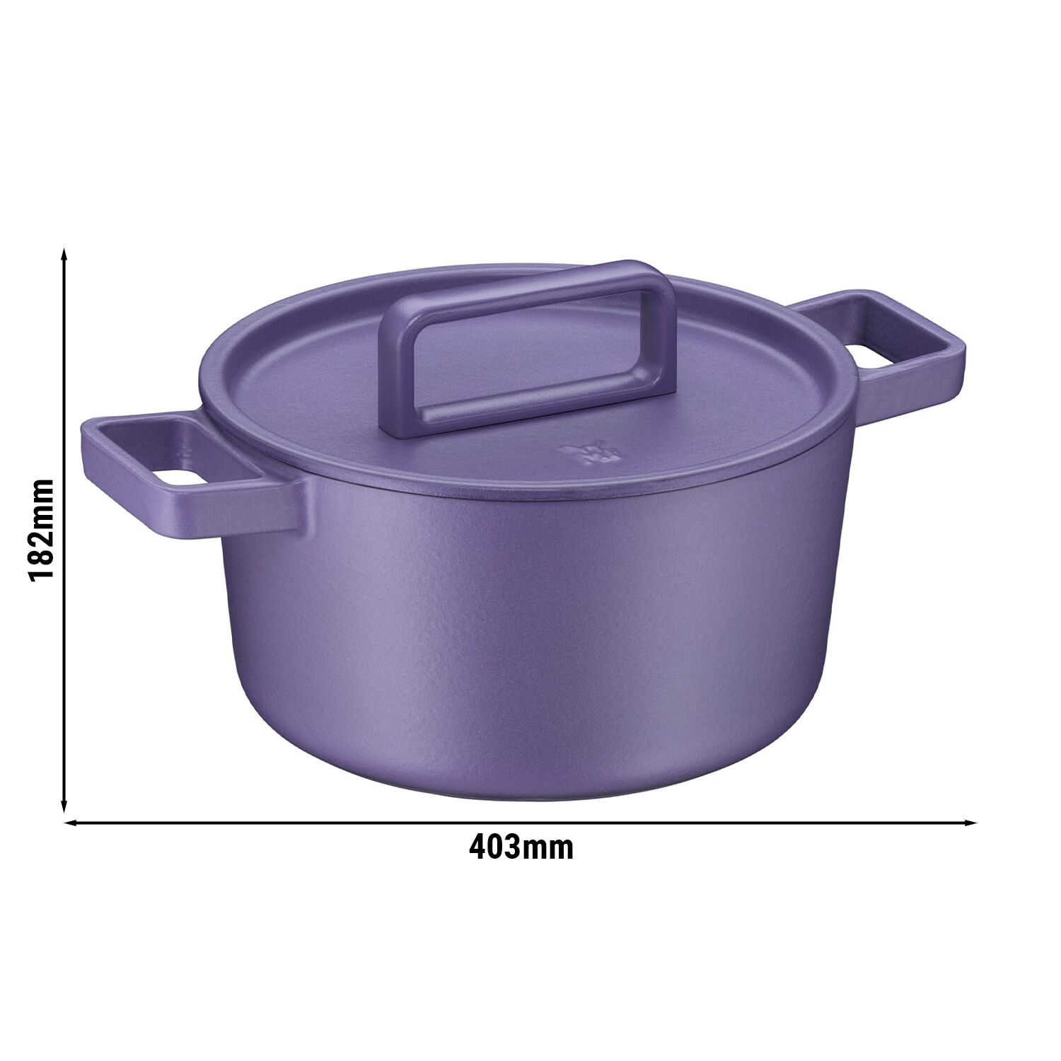 WMF | FLAVOUR – Marmite – Ø 240 mm – Fonte – 5,2 litres – incl. couvercle – Violet